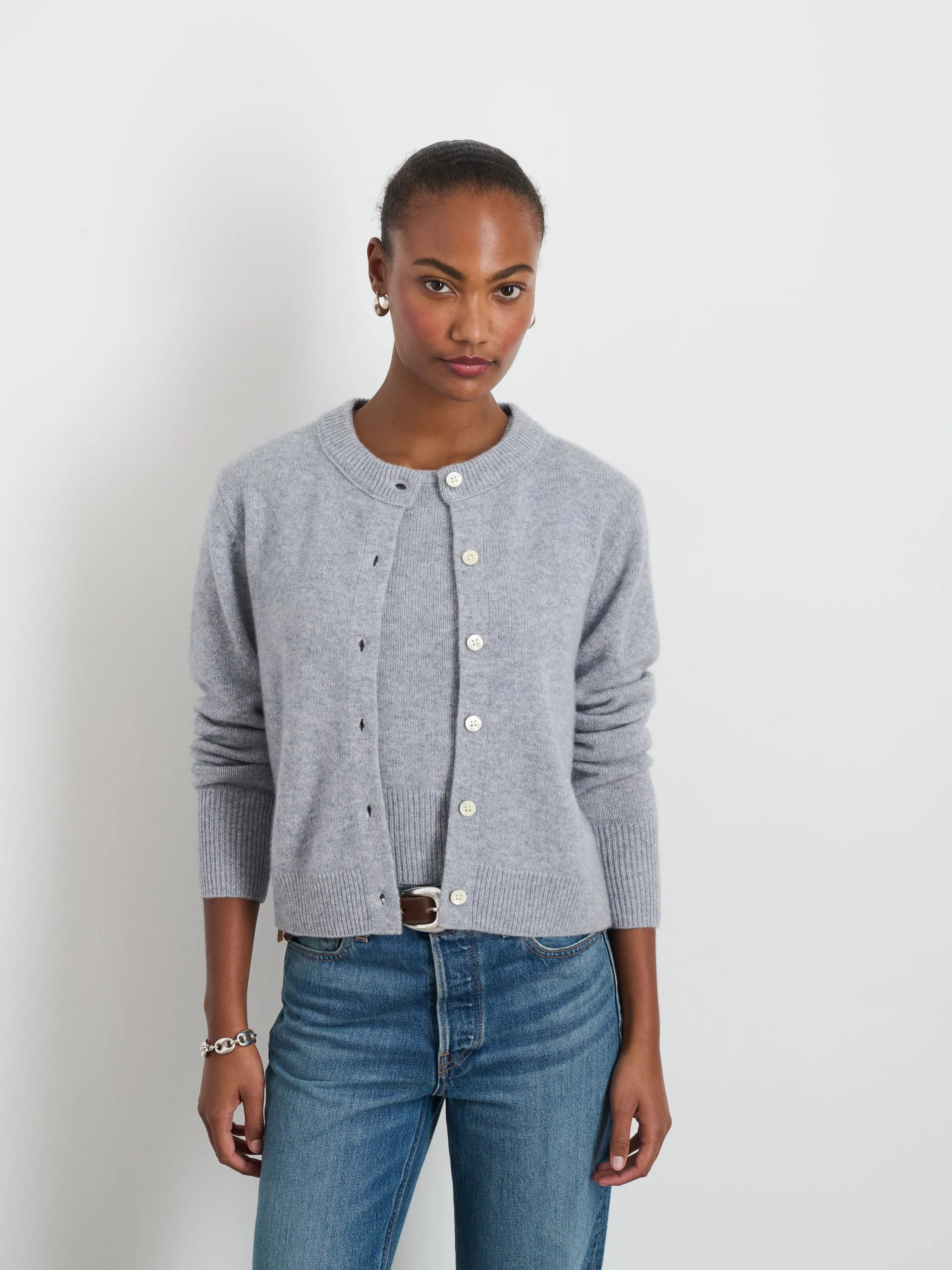 Lucie Cardigan in Cashmere sold by Alex Mill product image thumbnail 5