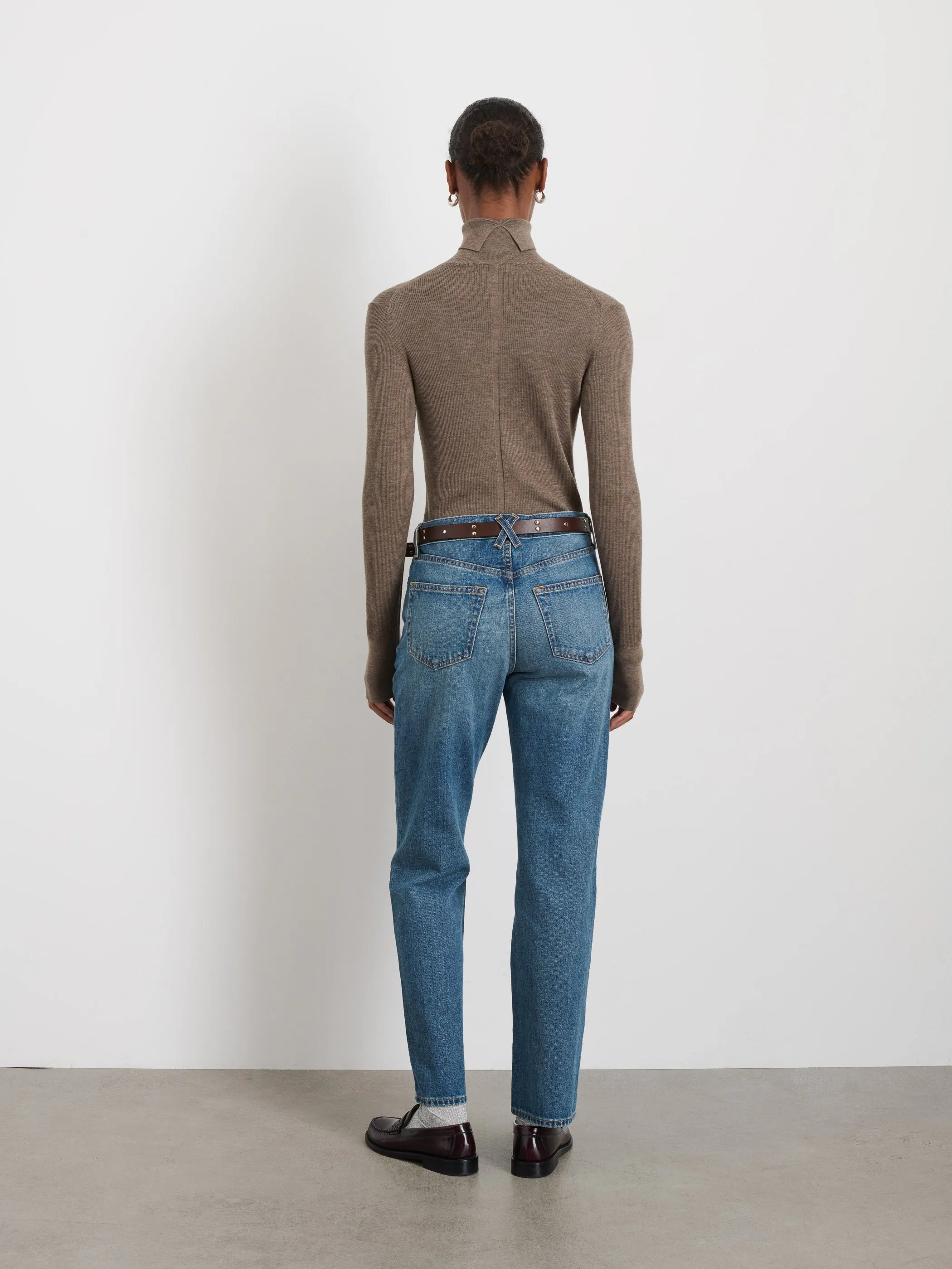 Emmaline Turtleneck In Merino Wool sold by Alex Mill product image thumbnail 5