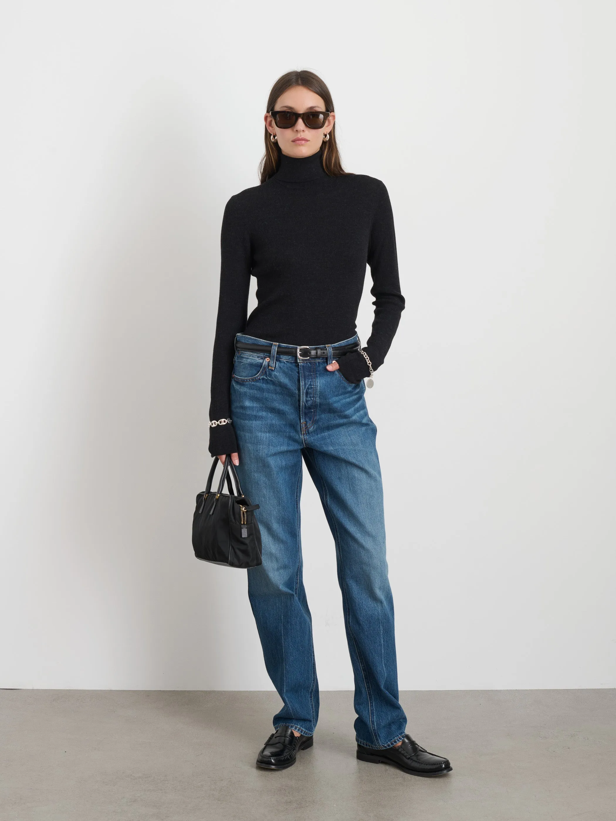 Emmaline Turtleneck In Merino Wool sold by Alex Mill product image thumbnail 3