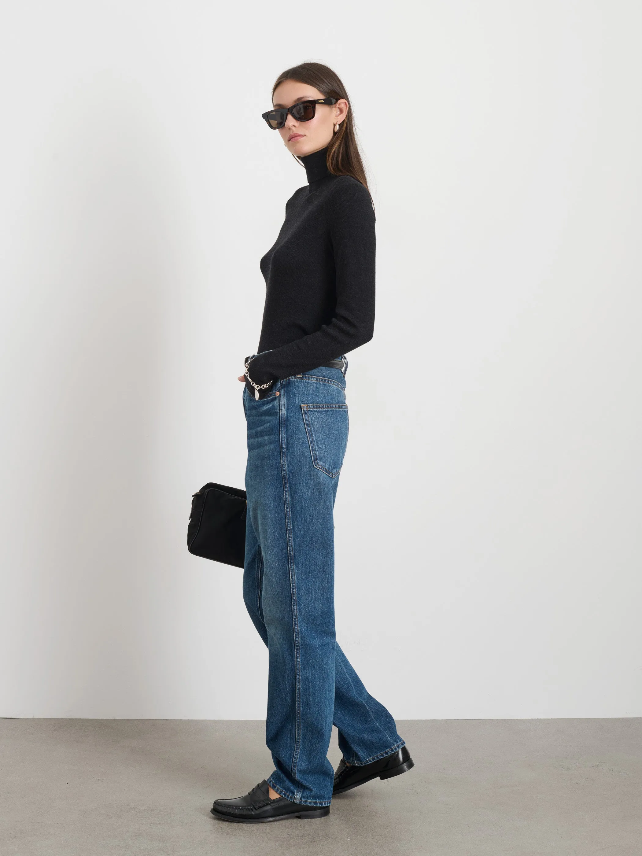 Emmaline Turtleneck In Merino Wool sold by Alex Mill product image thumbnail 4