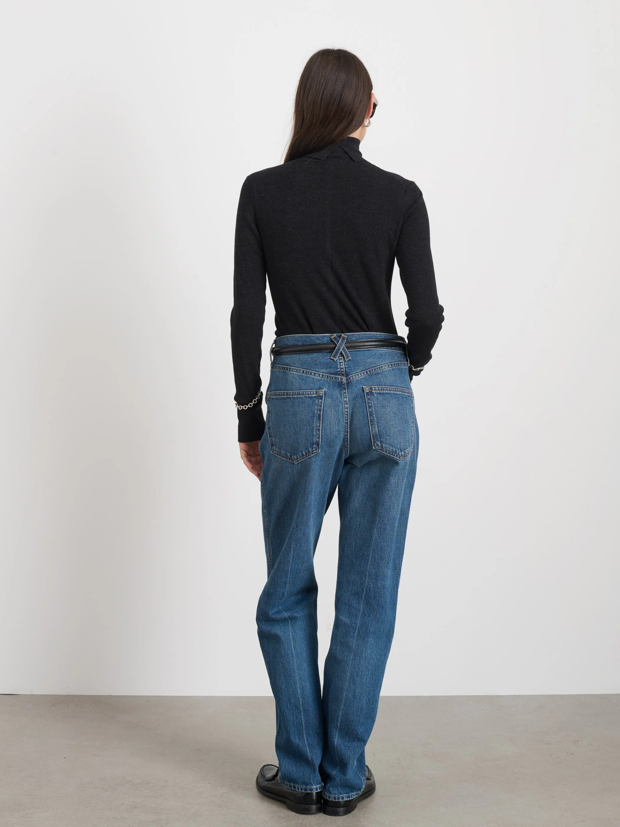 Emmaline Turtleneck In Merino Wool sold by Alex Mill product image thumbnail 5