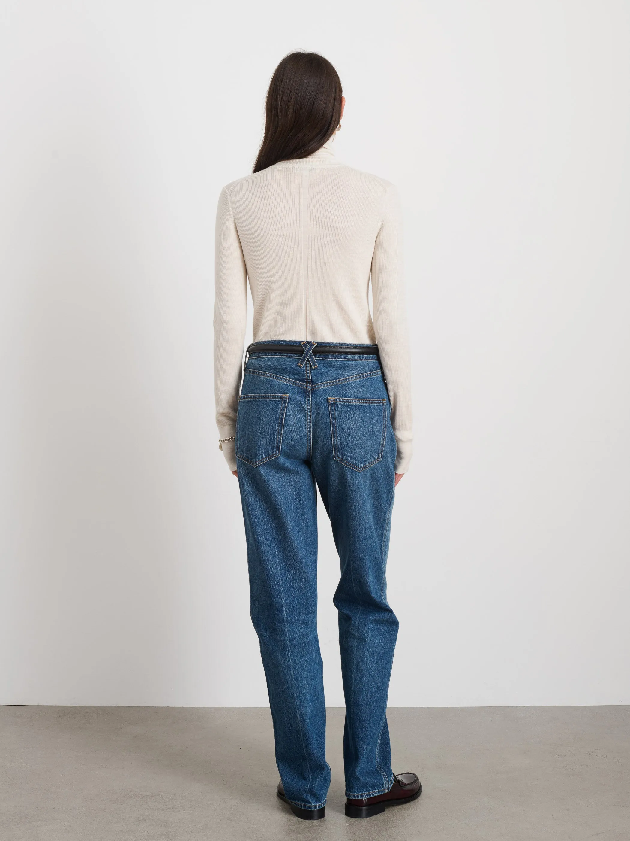 Emmaline Turtleneck In Merino Wool sold by Alex Mill product image thumbnail 5