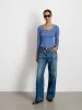 Everyday Ribbed Henley sold by Alex Mill