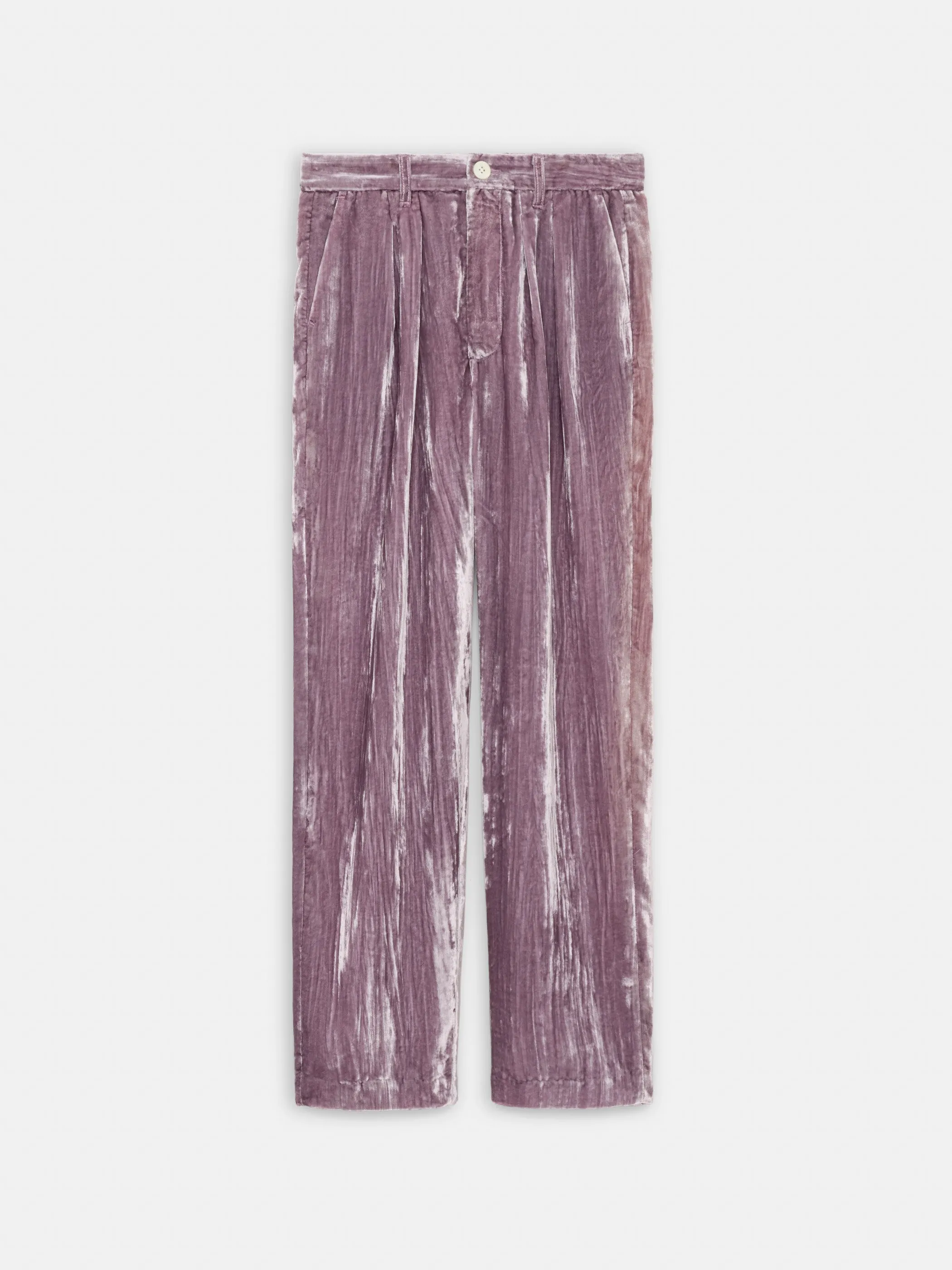 Becky Malinsky x Alex Mill Walker Pleated Pant in Velvet sold by Alex Mill