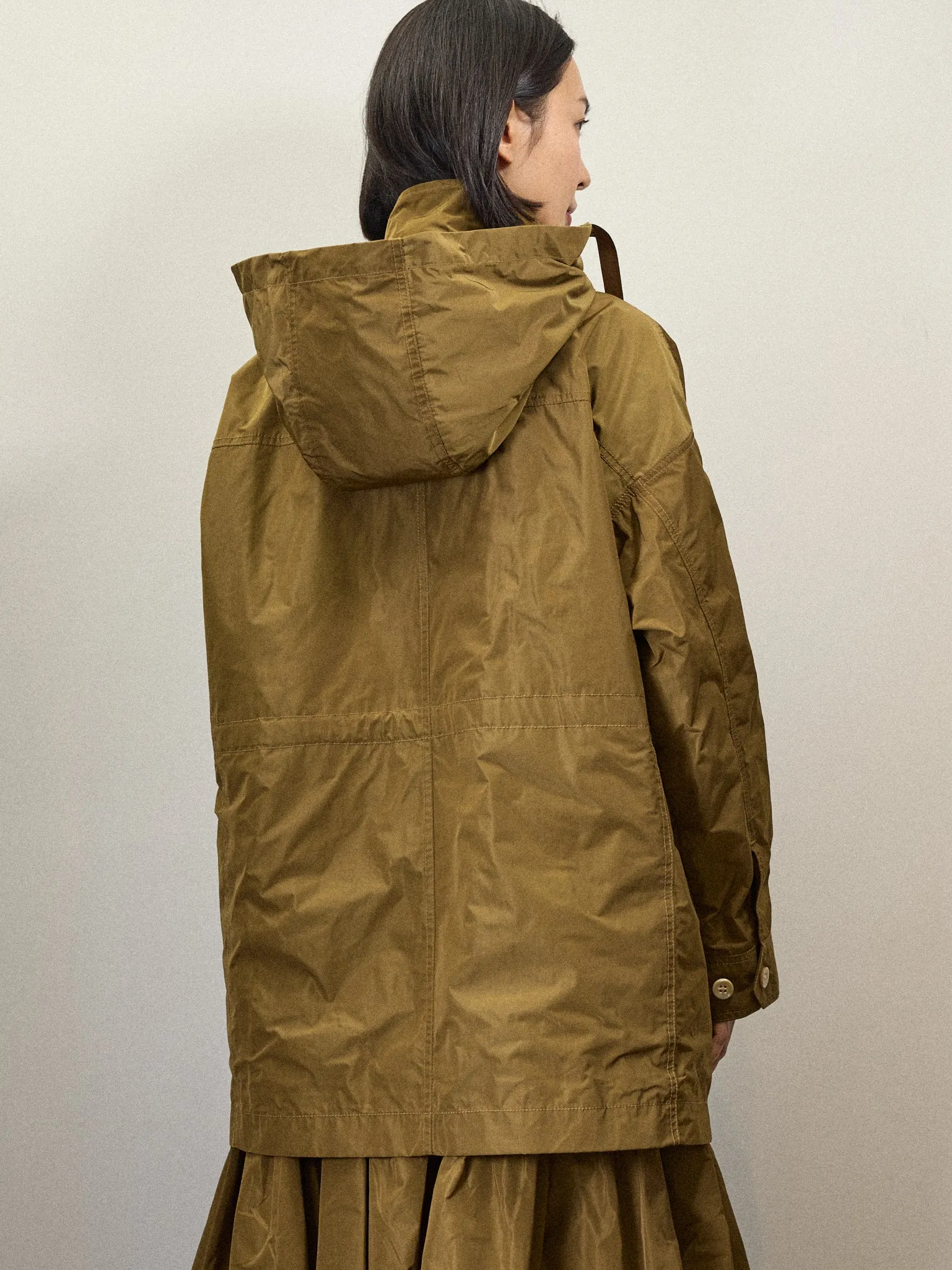 Becky Malinsky x Alex Mill Claes Anorak in Taffeta sold by Alex Mill product image thumbnail 4