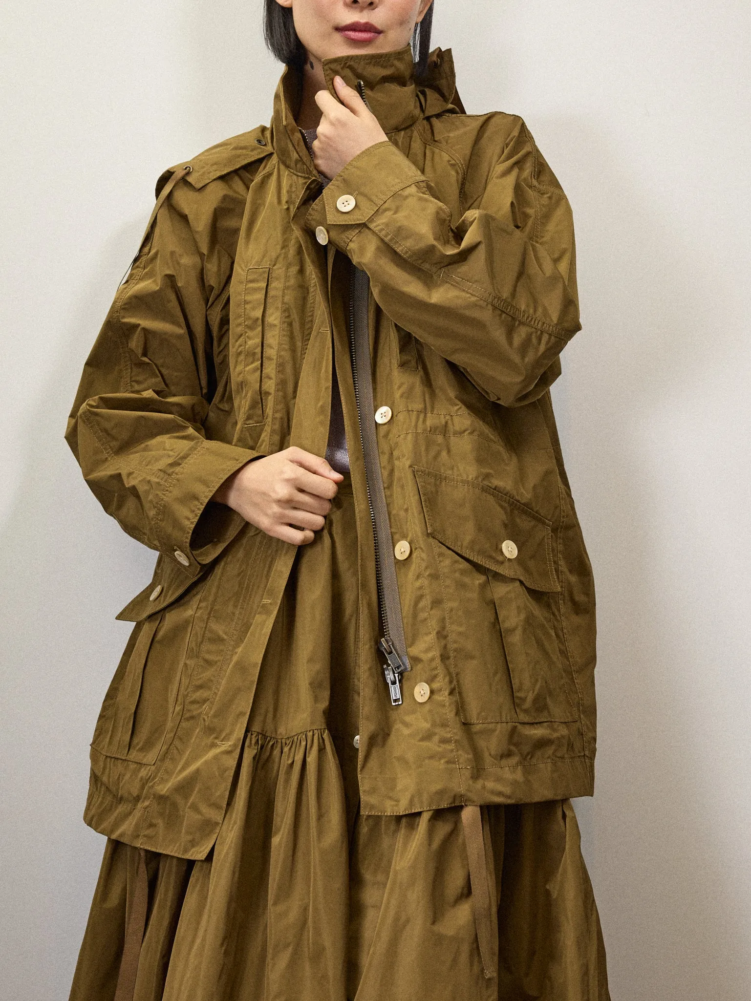Becky Malinsky x Alex Mill Claes Anorak in Taffeta sold by Alex Mill product image thumbnail 5