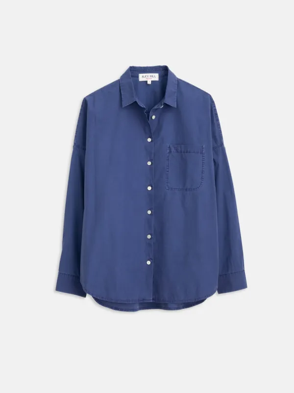 Jo Shirt In Cotton Poplin sold by Alex Mill