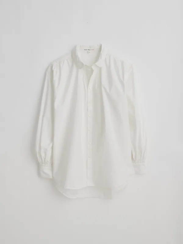 Kit Shirt in Paper Poplin sold by Alex Mill