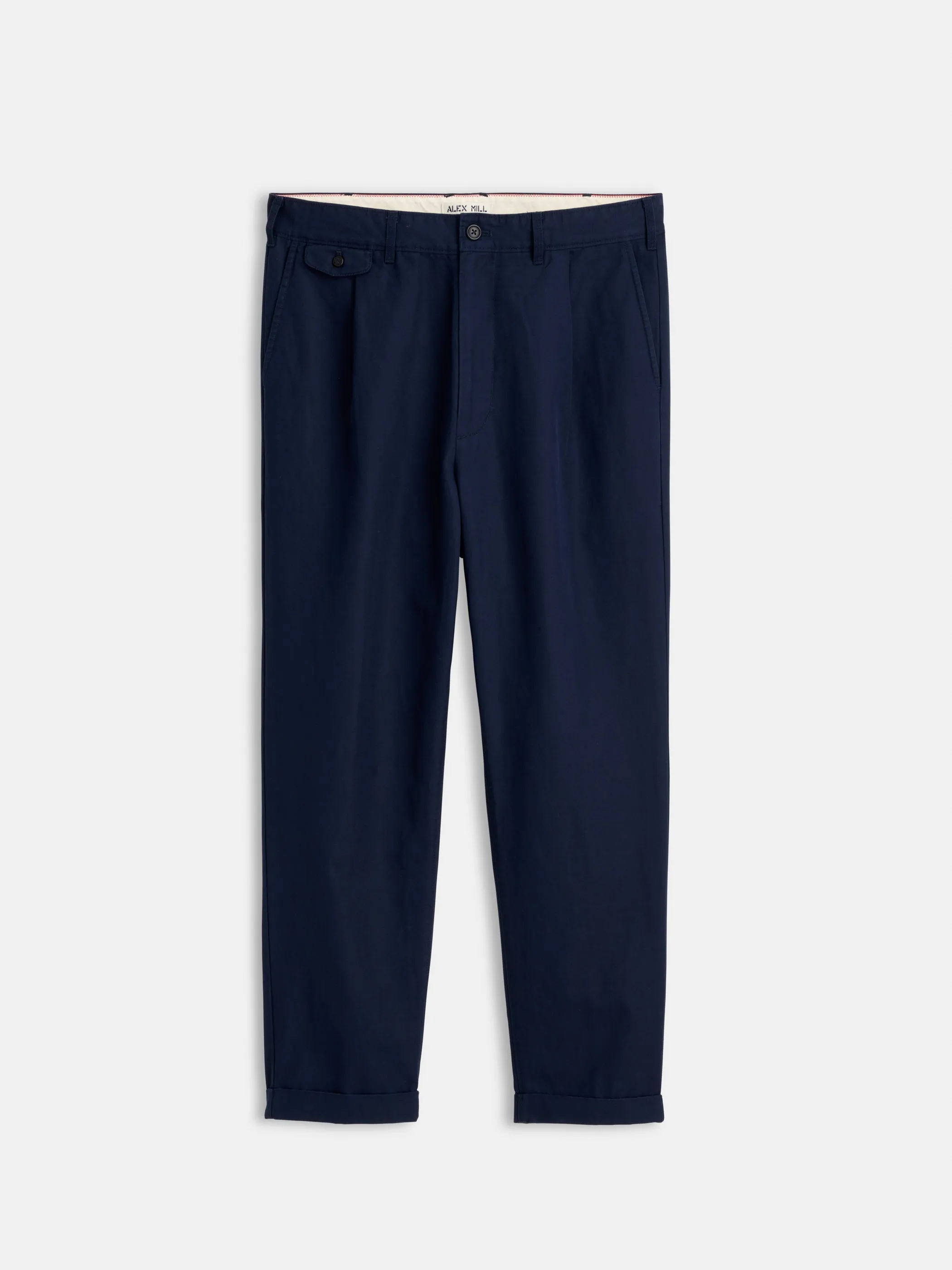 Standard Pleated Pant in Cotton Linen sold by Alex Mill