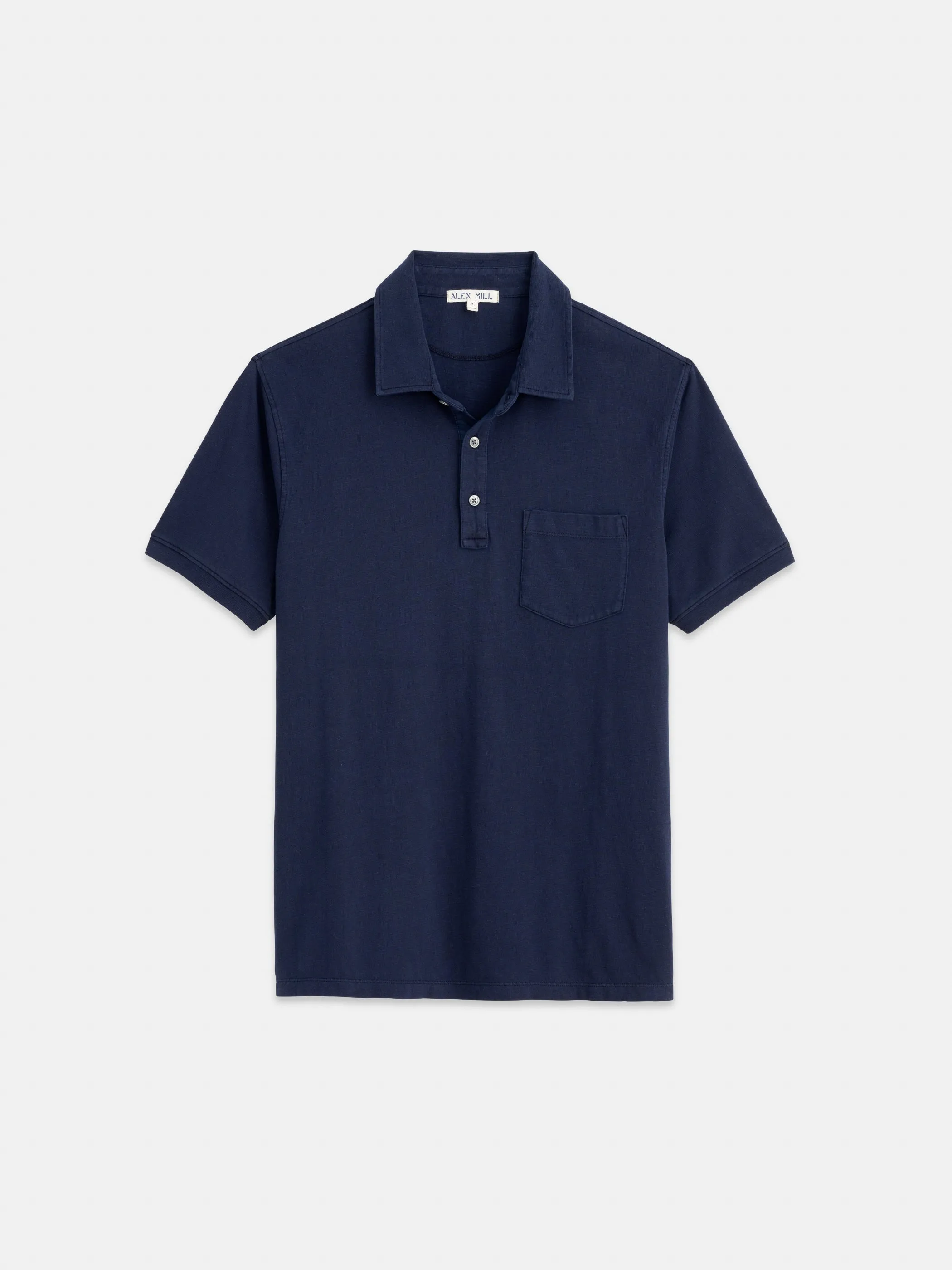The Standard Polo in Slub Cotton sold by Alex Mill