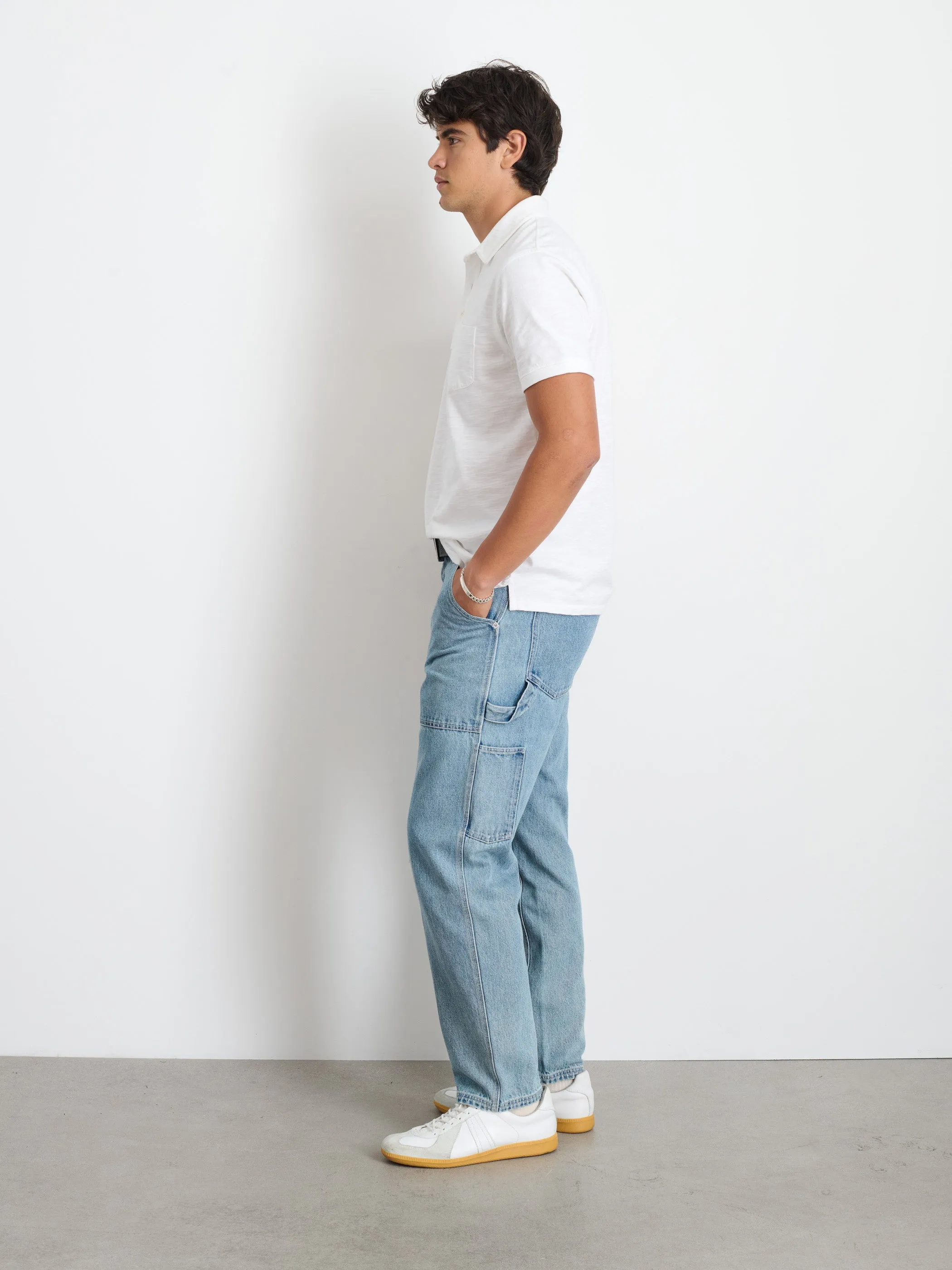 Standard Polo In Slub Cotton sold by Alex Mill product image thumbnail 4