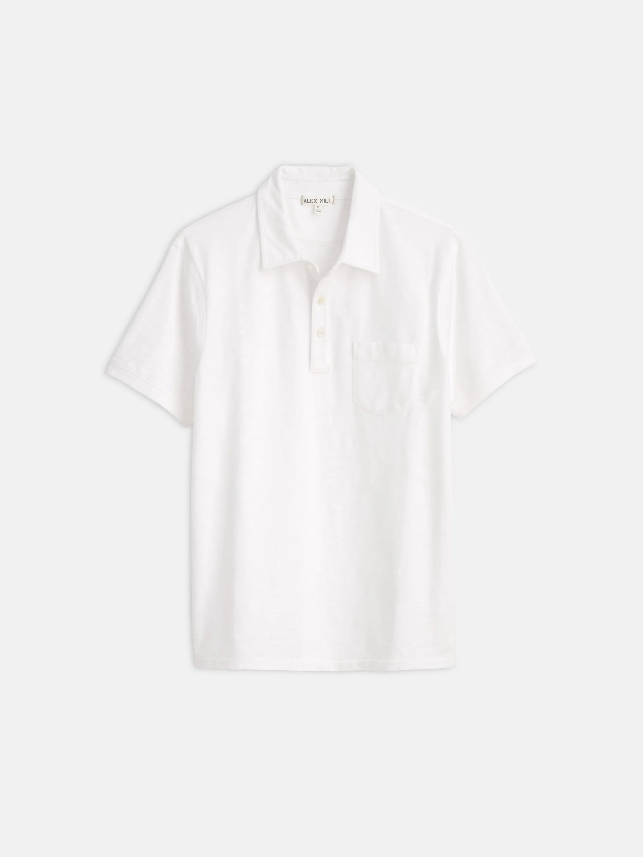 Standard Polo In Slub Cotton sold by Alex Mill
