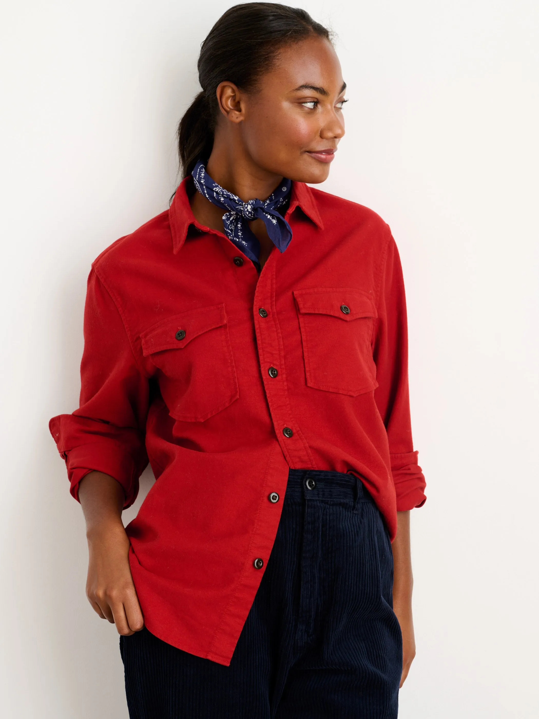 Highland Shirt In Chamois sold by Alex Mill product image thumbnail 5