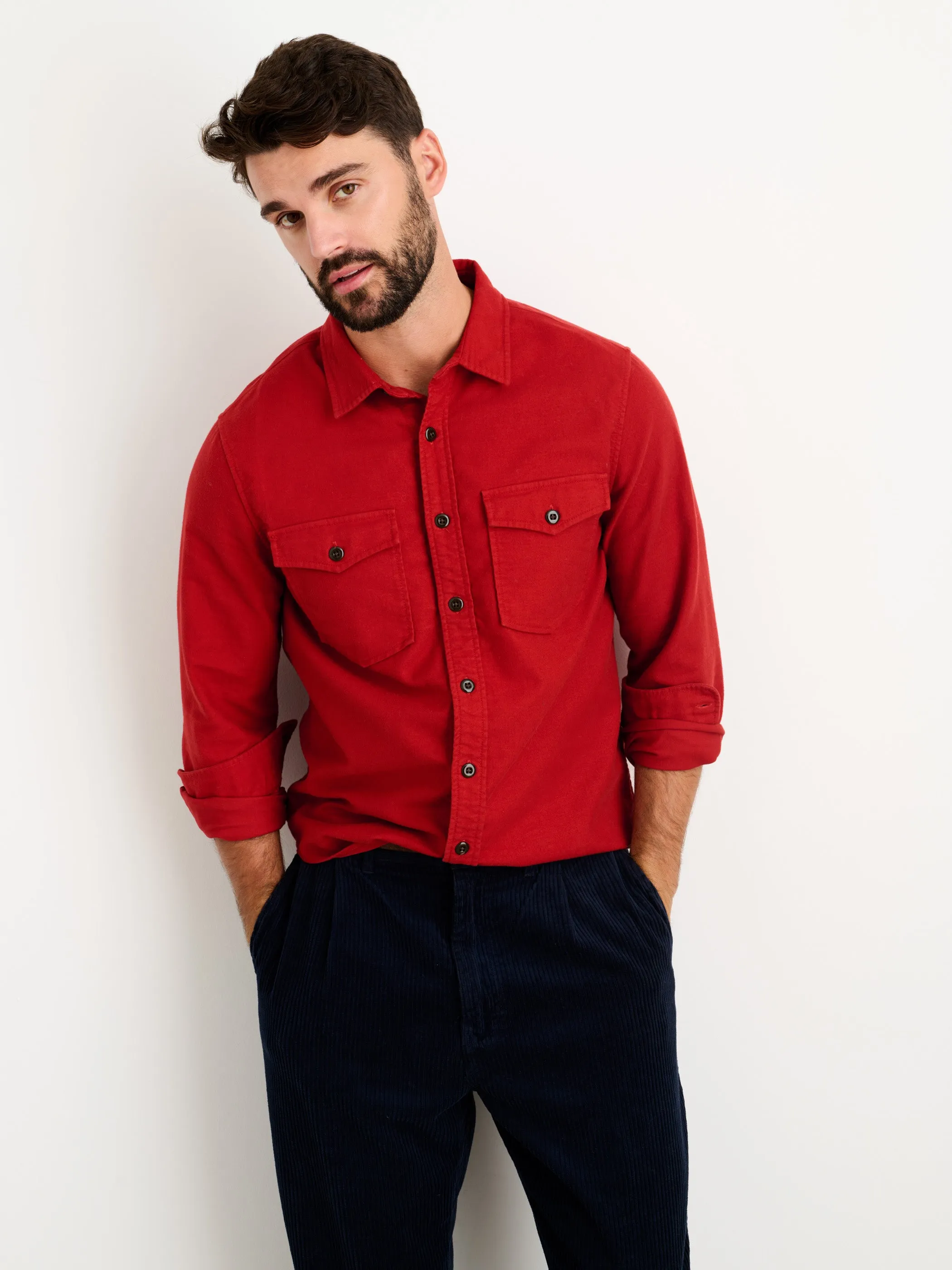 Highland Shirt In Chamois sold by Alex Mill product image thumbnail 2