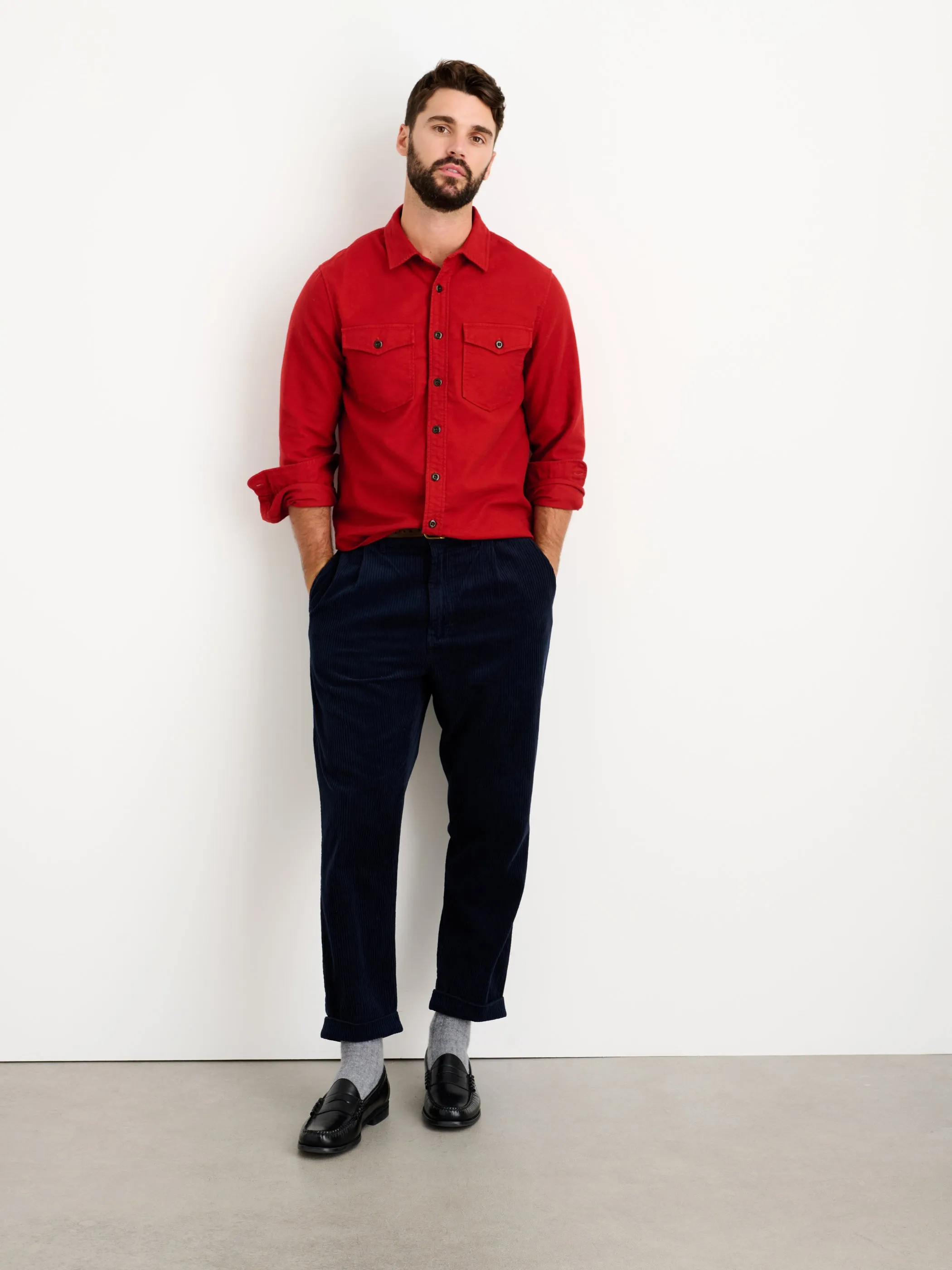 Highland Shirt In Chamois sold by Alex Mill product image thumbnail 3