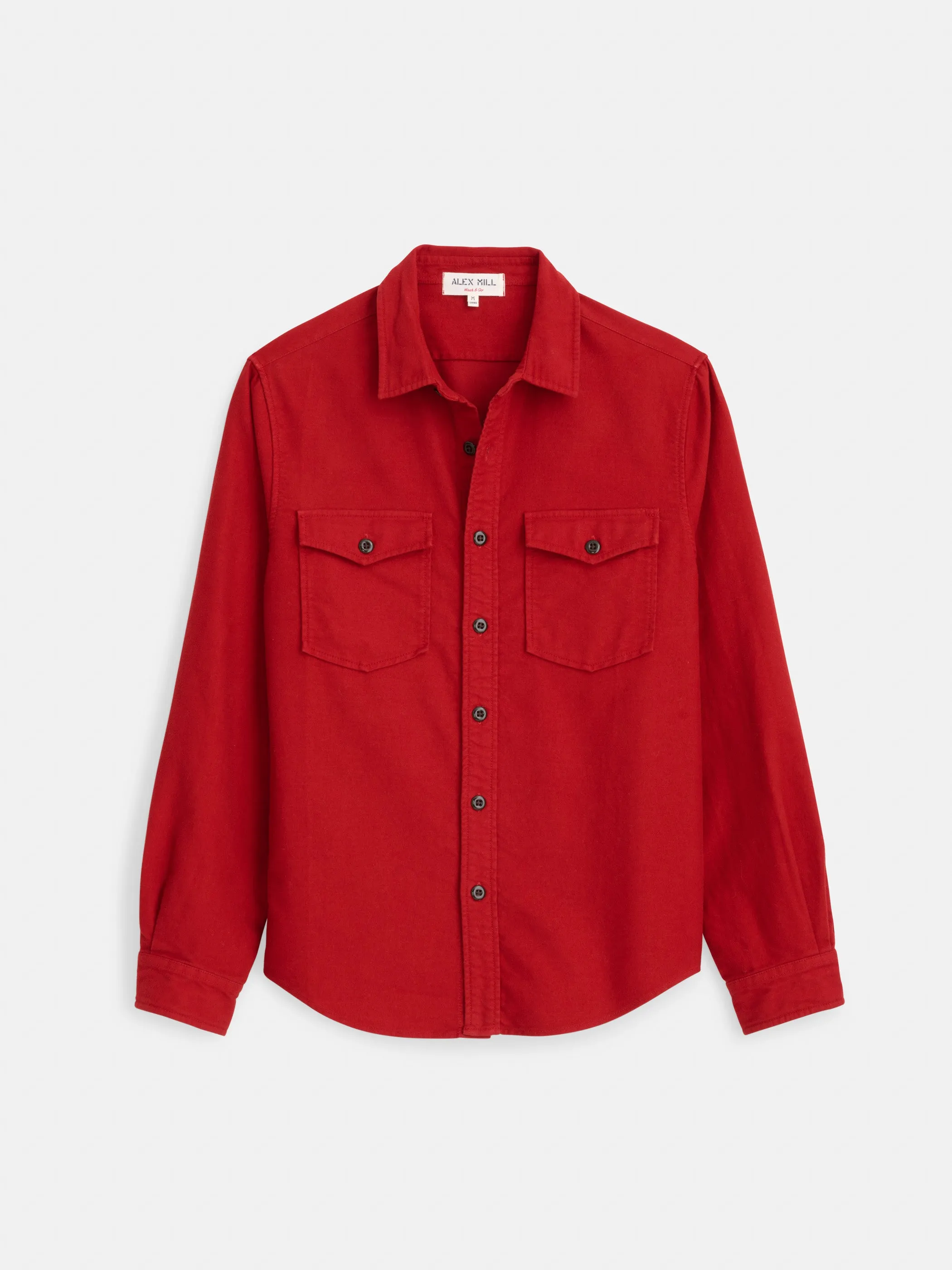 Highland Shirt In Chamois sold by Alex Mill