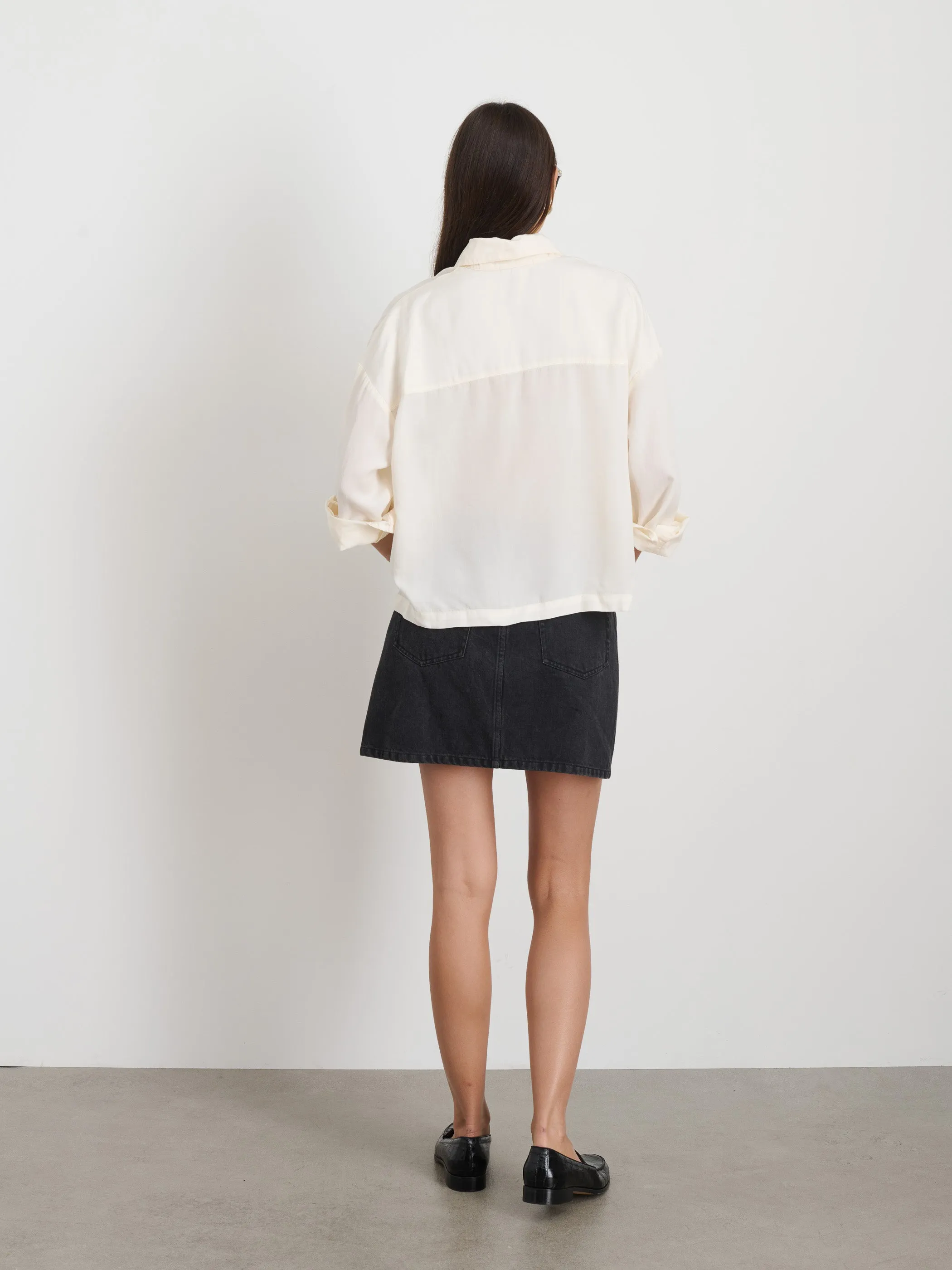 Cropped Gemma Shirt sold by Alex Mill product image thumbnail 5