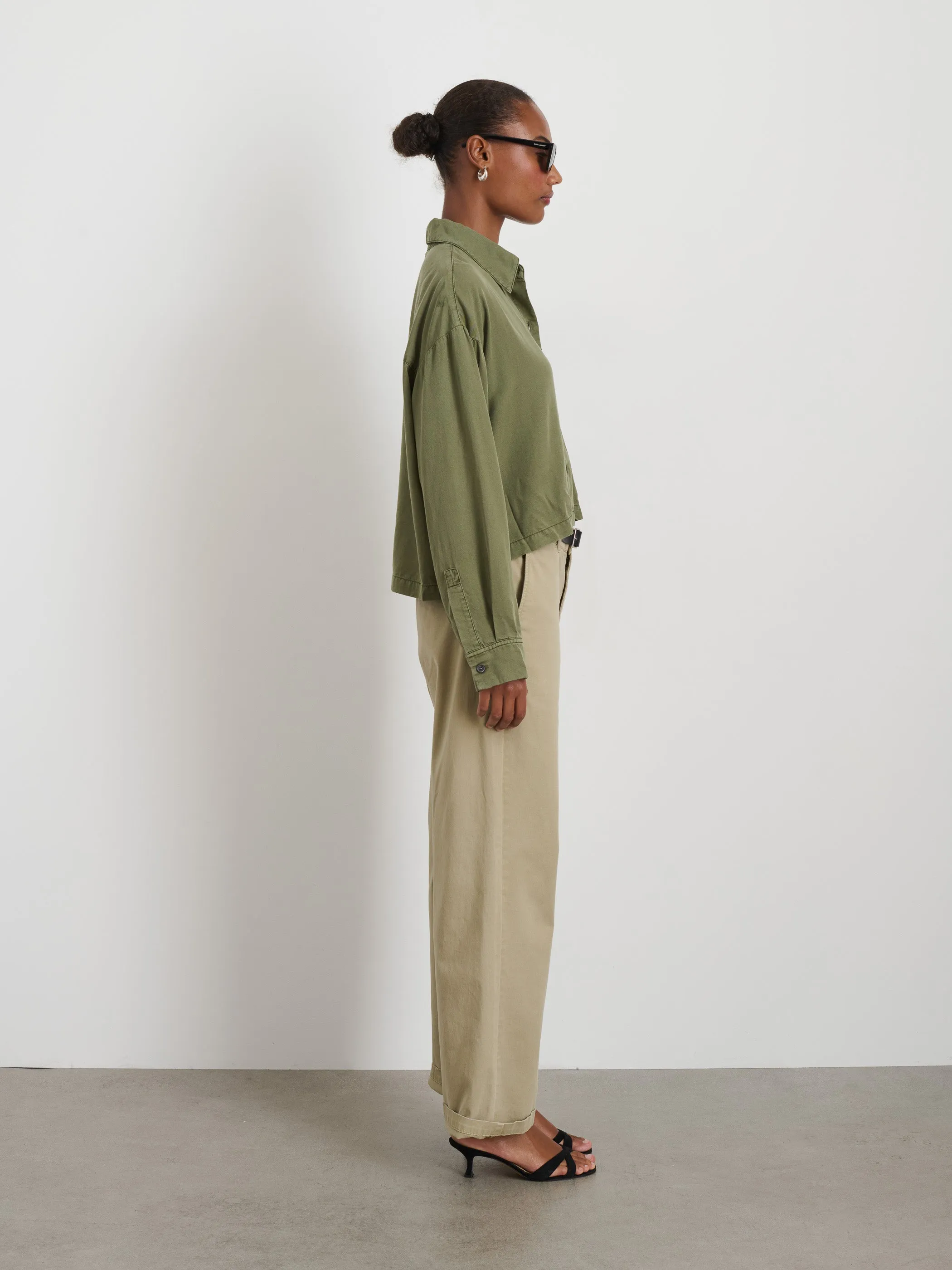 Cropped Gemma Shirt sold by Alex Mill product image thumbnail 5