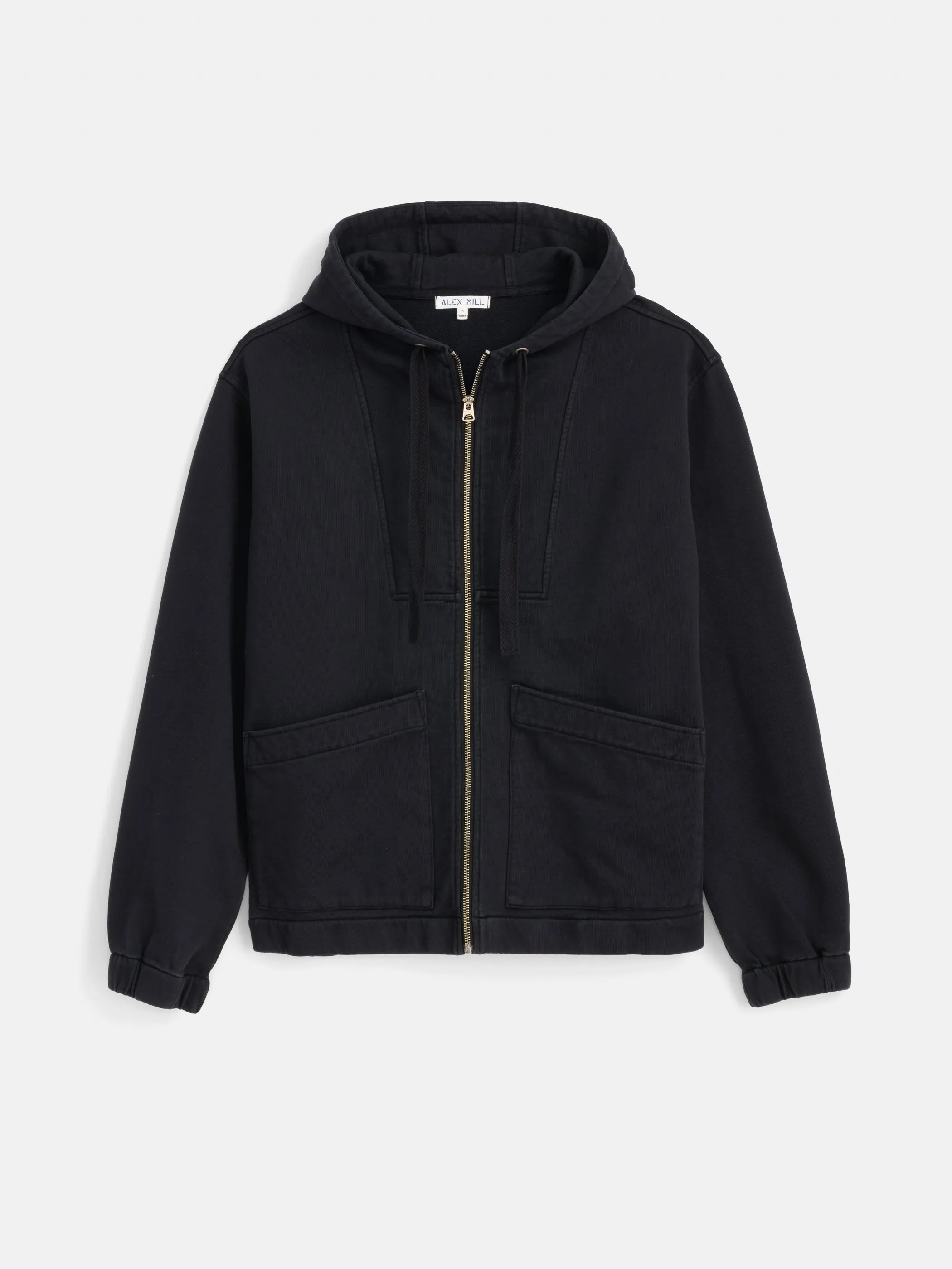 Fleece Track Zip Hoodie sold by Alex Mill