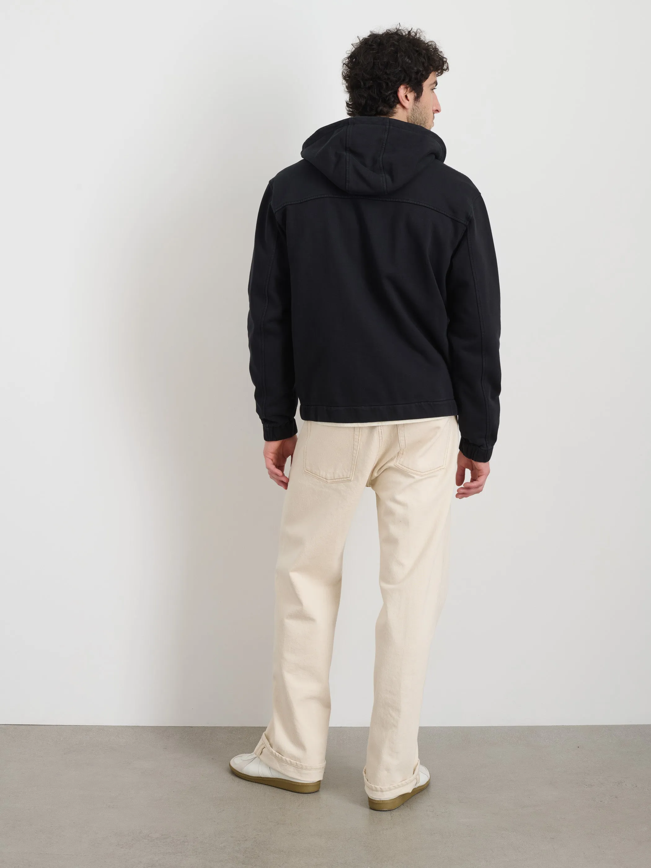 Fleece Track Zip Hoodie sold by Alex Mill product image thumbnail 5