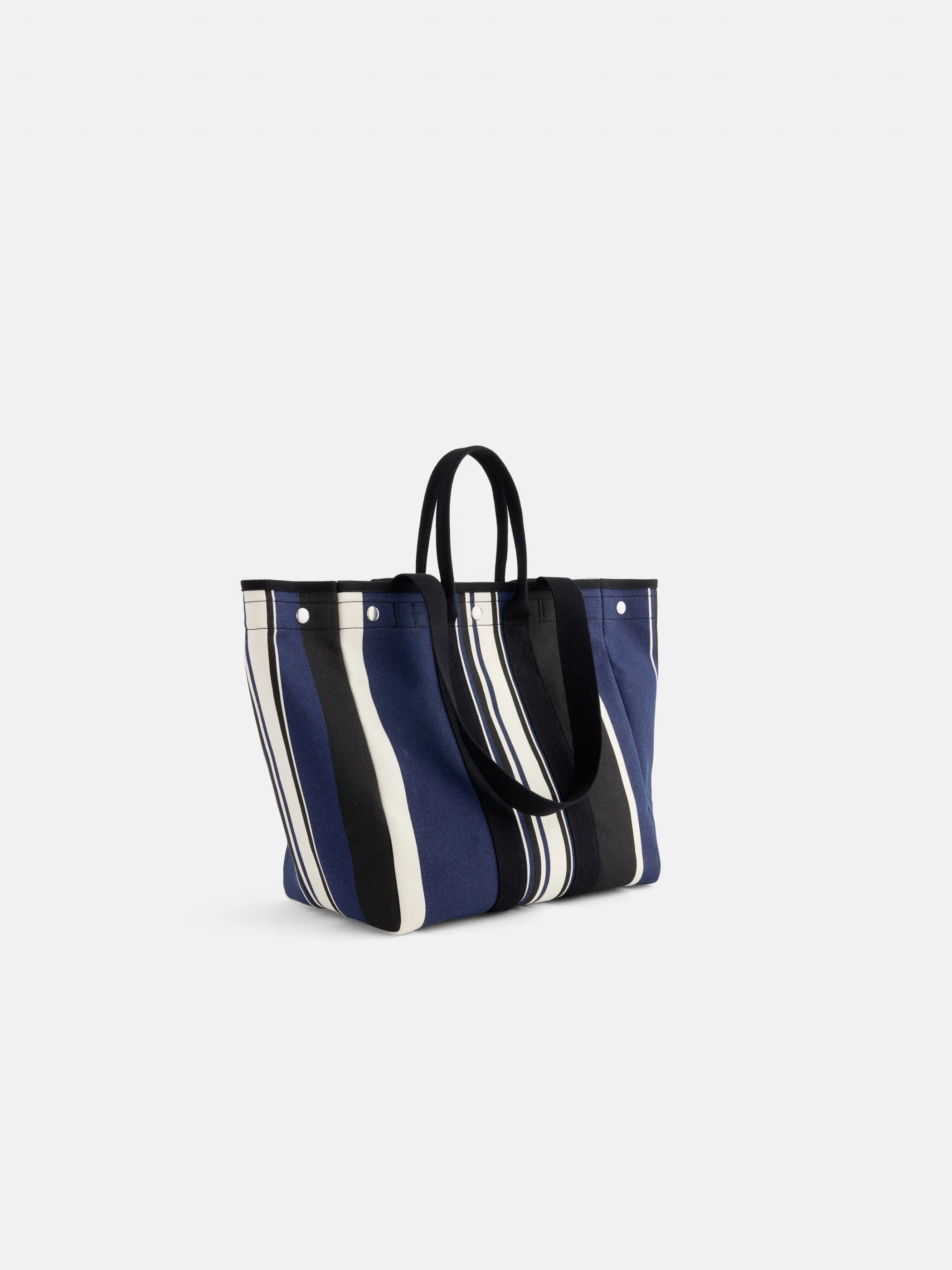 The Perfect Weekday Tote in Navy Cabana Stripe sold by Alex Mill product image thumbnail 2