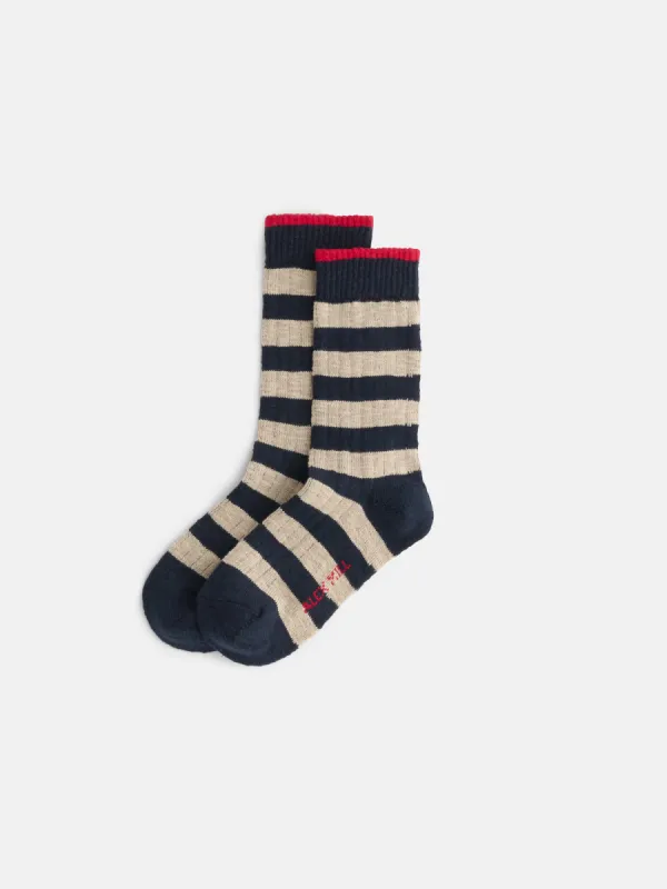 Cotton Stripe Socks sold by Alex Mill