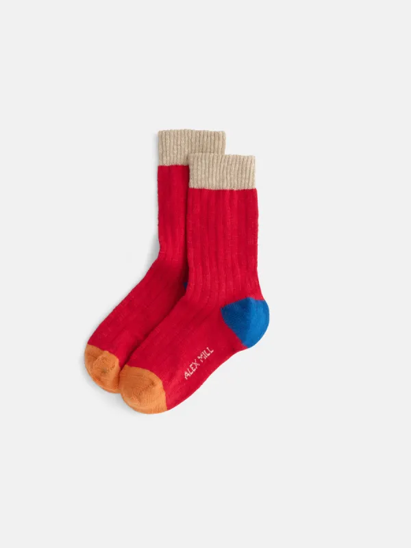 Cotton Colorblock Socks sold by Alex Mill
