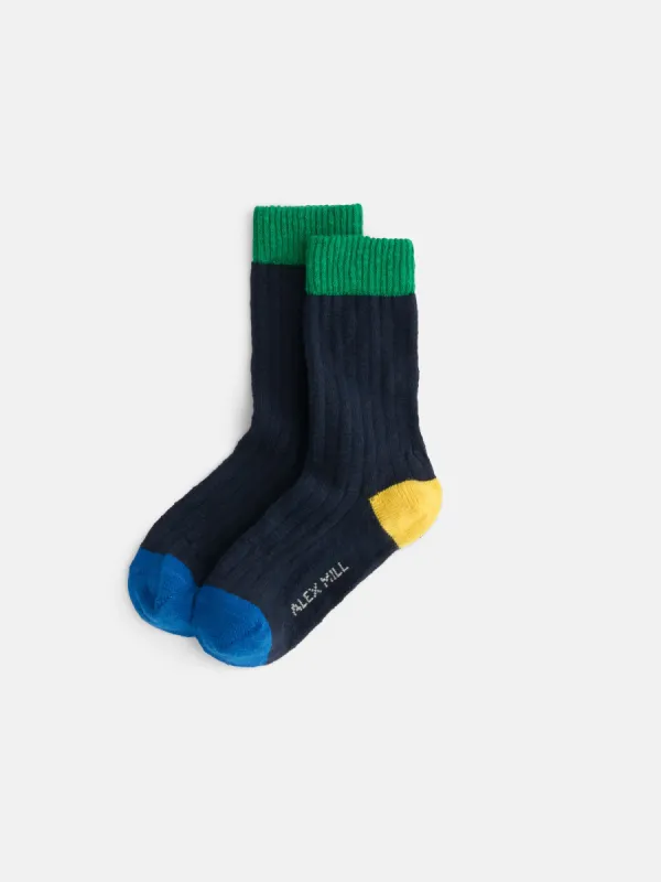 Cotton Colorblock Socks sold by Alex Mill