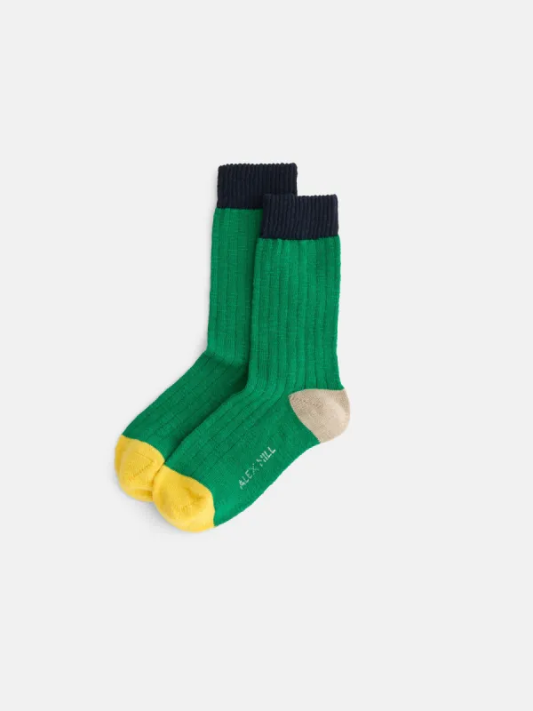 Cotton Colorblock Socks sold by Alex Mill
