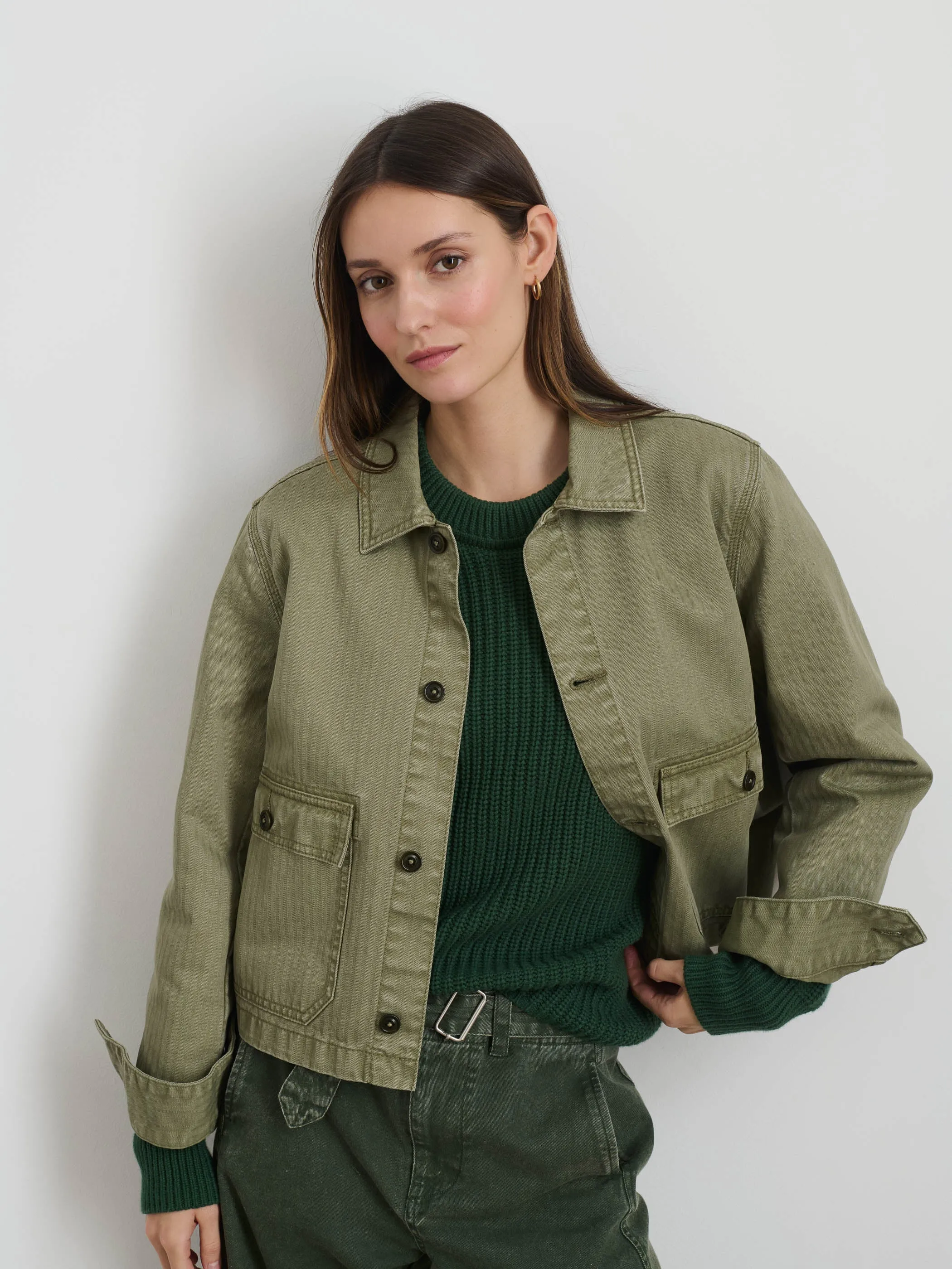 Marfa Work Jacket In Herringbone sold by Alex Mill product image thumbnail 2