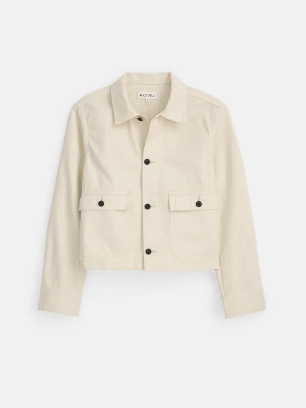 Marfa Work Jacket In Herringbone sold by Alex Mill