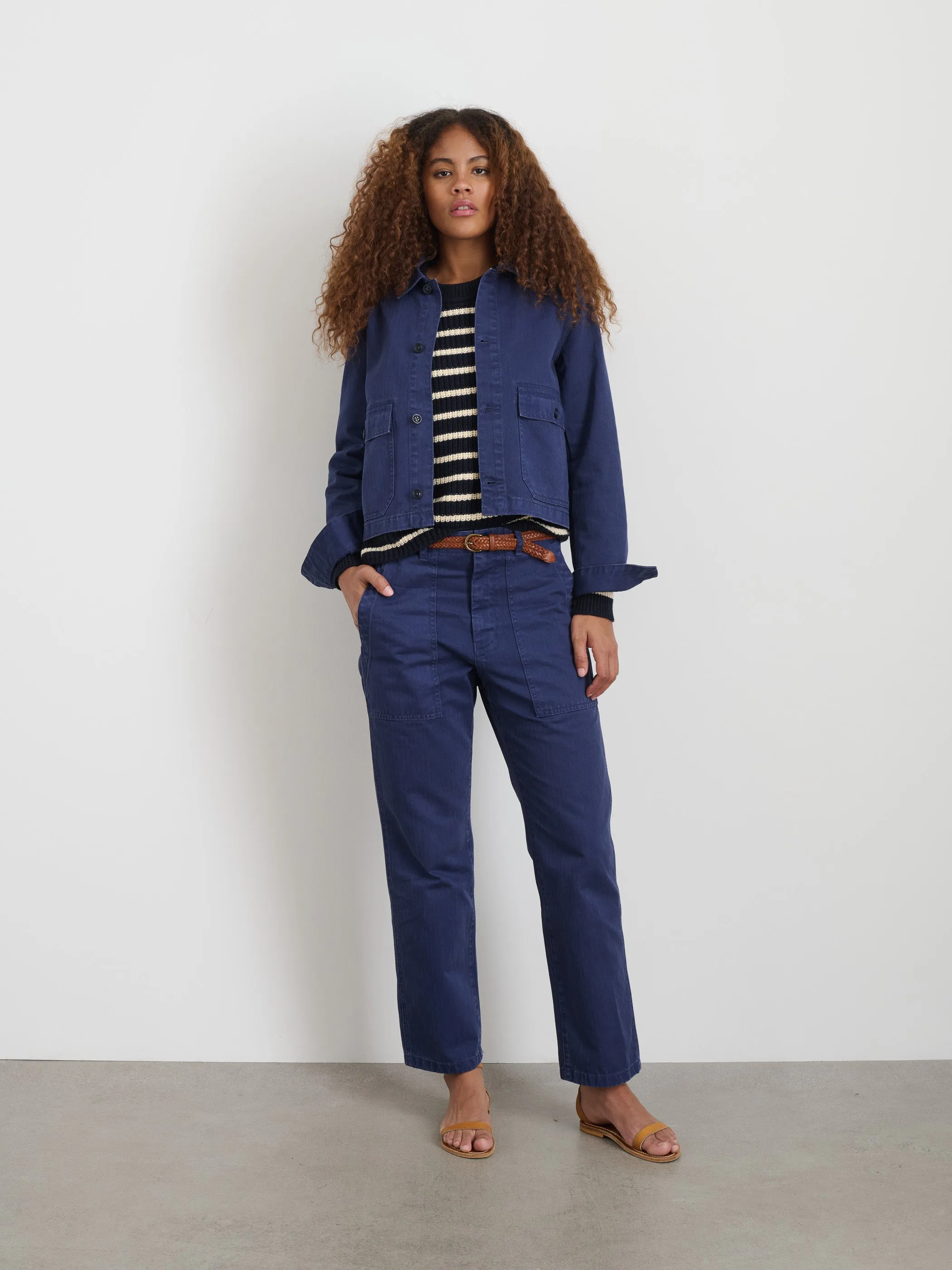 Marfa Work Jacket In Herringbone sold by Alex Mill product image thumbnail 2