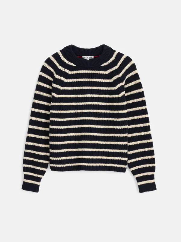 Amalie Sweater in Stripe sold by Alex Mill