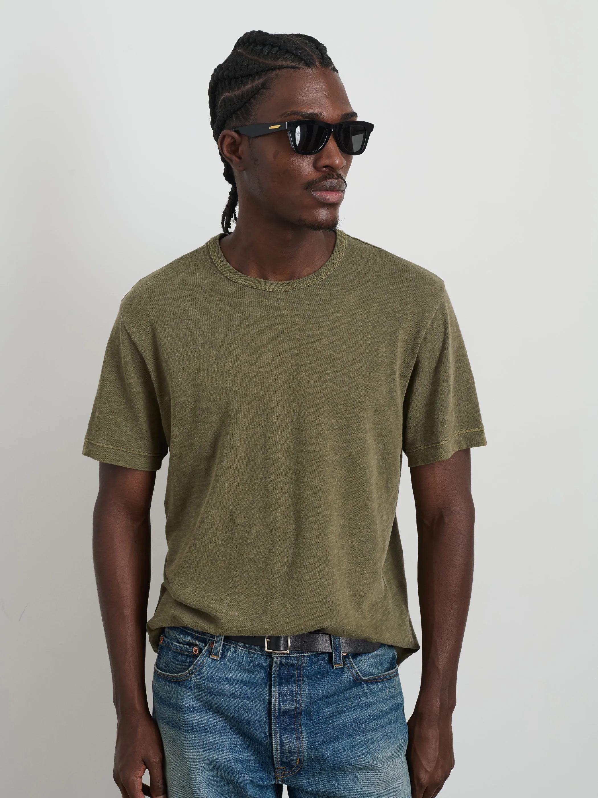 The Standard T-Shirt In Slub Cotton sold by Alex Mill product image thumbnail 3