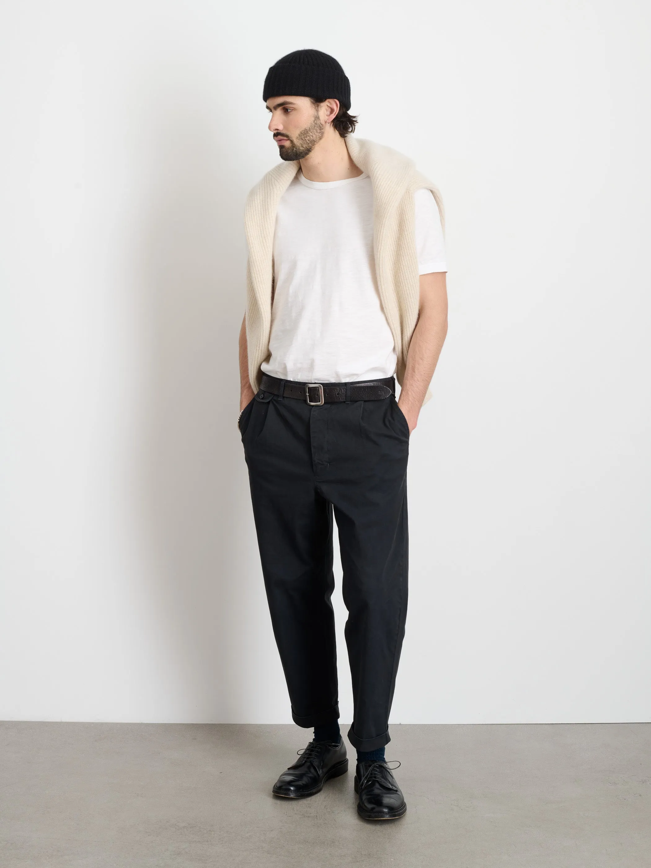 Standard Pleated Pant in Chino sold by Alex Mill product image thumbnail 5