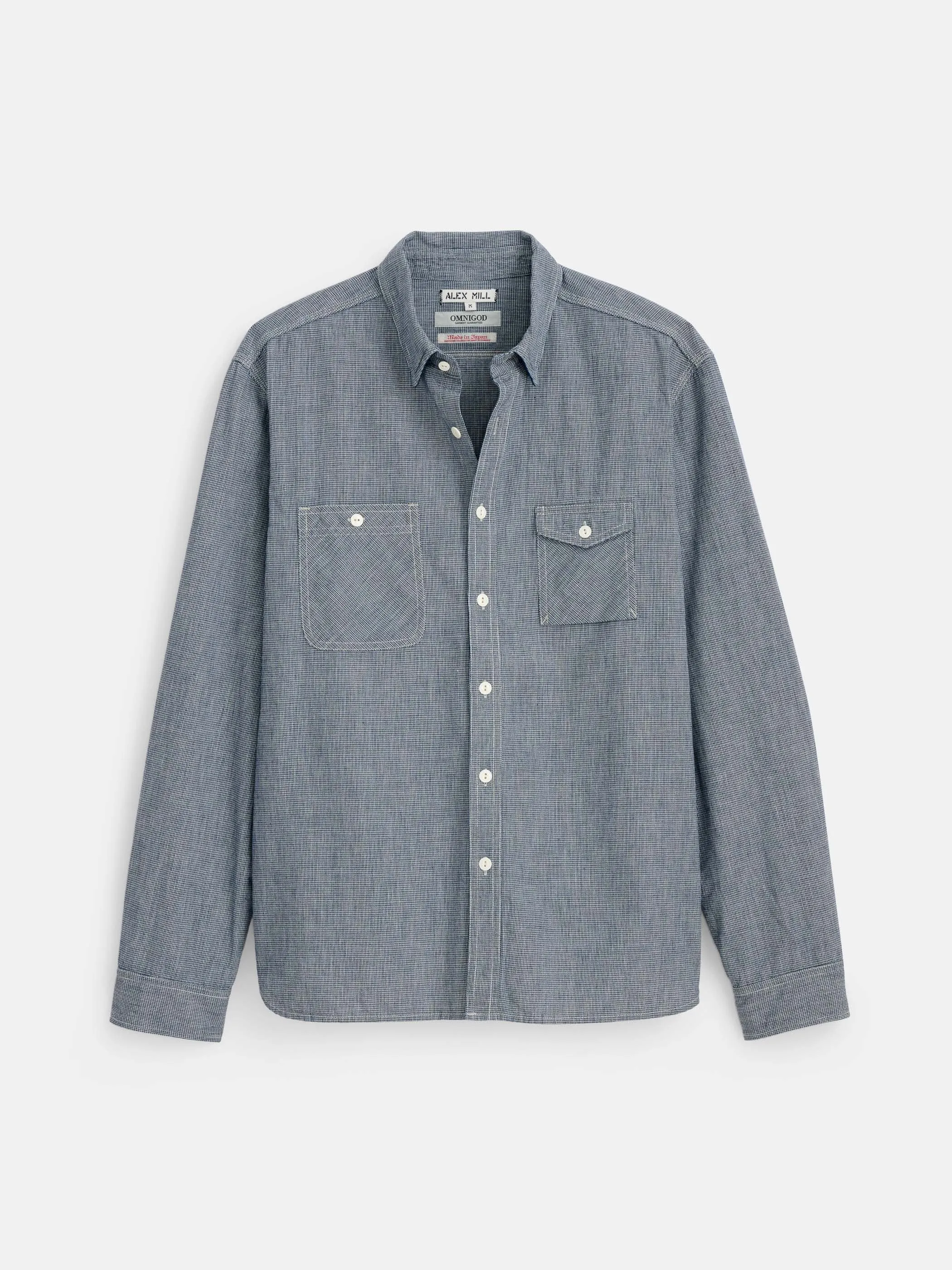 OMNIGOD x Alex Mill Utility Shirt In Houndstooth sold by Alex Mill