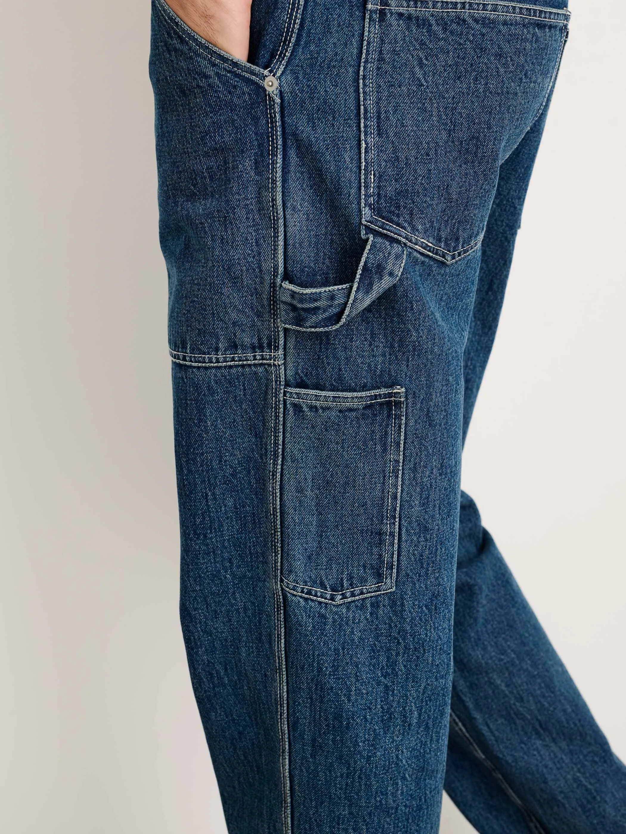 Painter Pant in Vintage Wash Denim sold by Alex Mill product image thumbnail 5