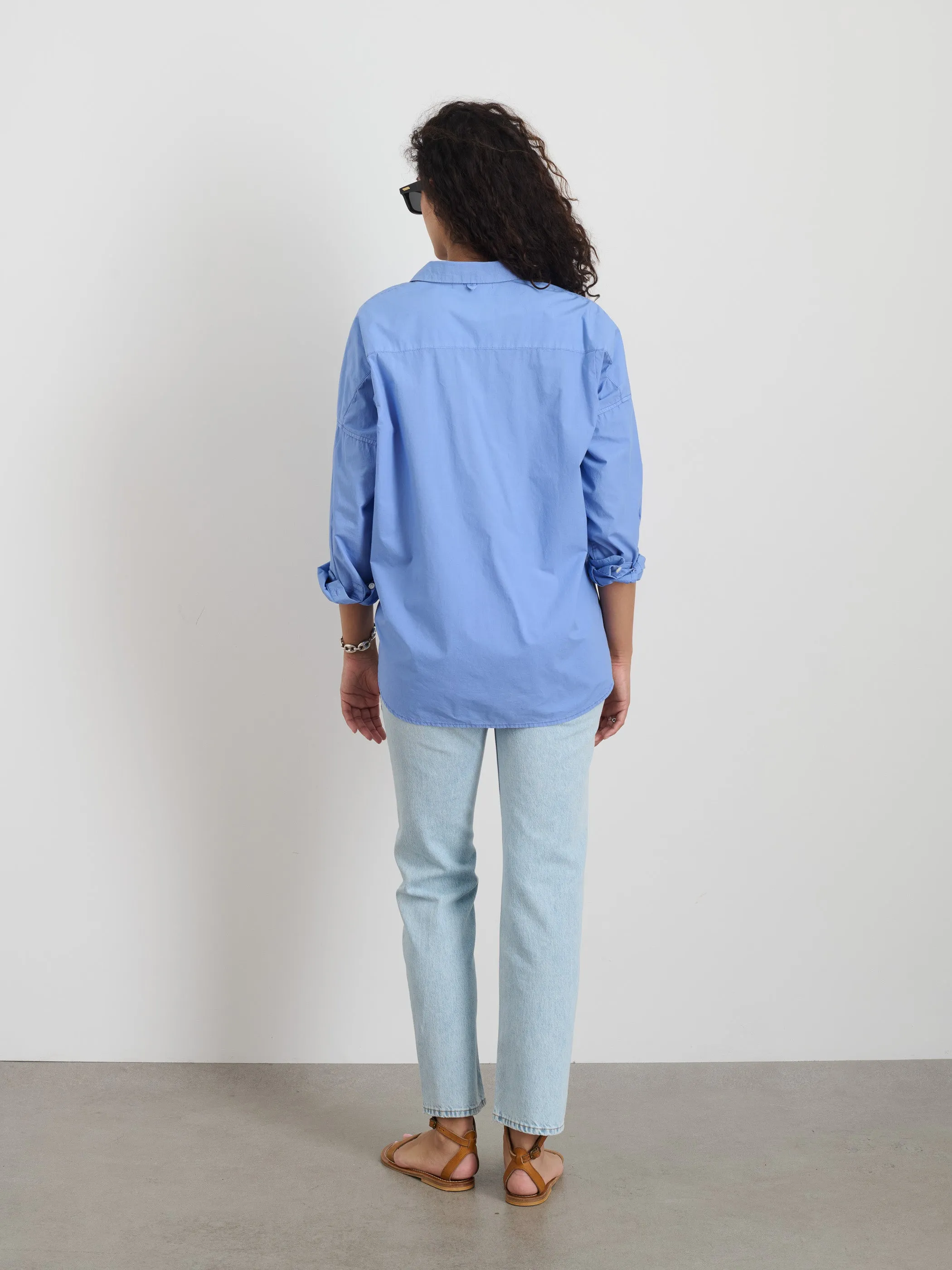 Jo Shirt In Cotton Poplin sold by Alex Mill product image thumbnail 5
