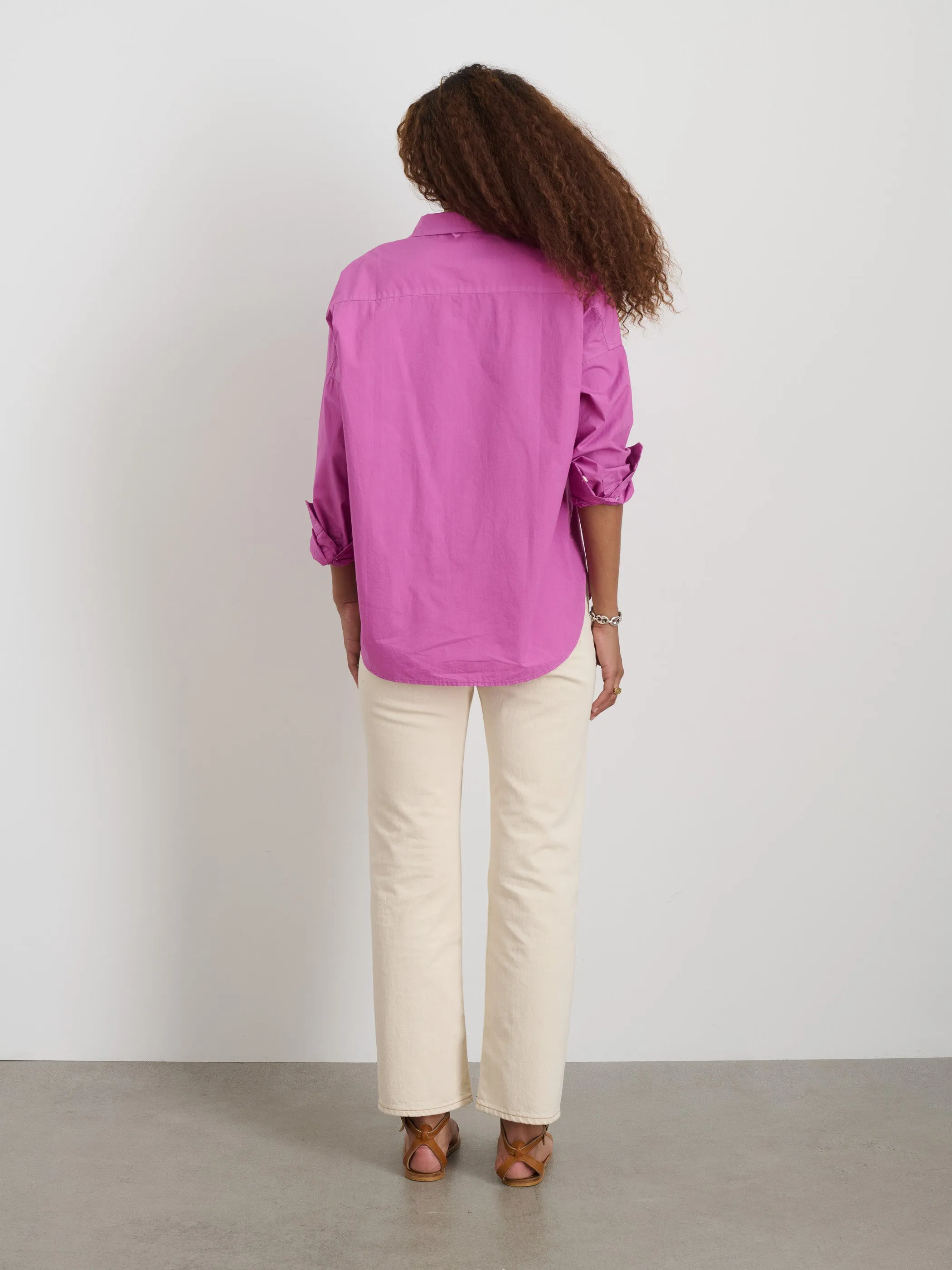 Jo Shirt In Cotton Poplin sold by Alex Mill product image thumbnail 5