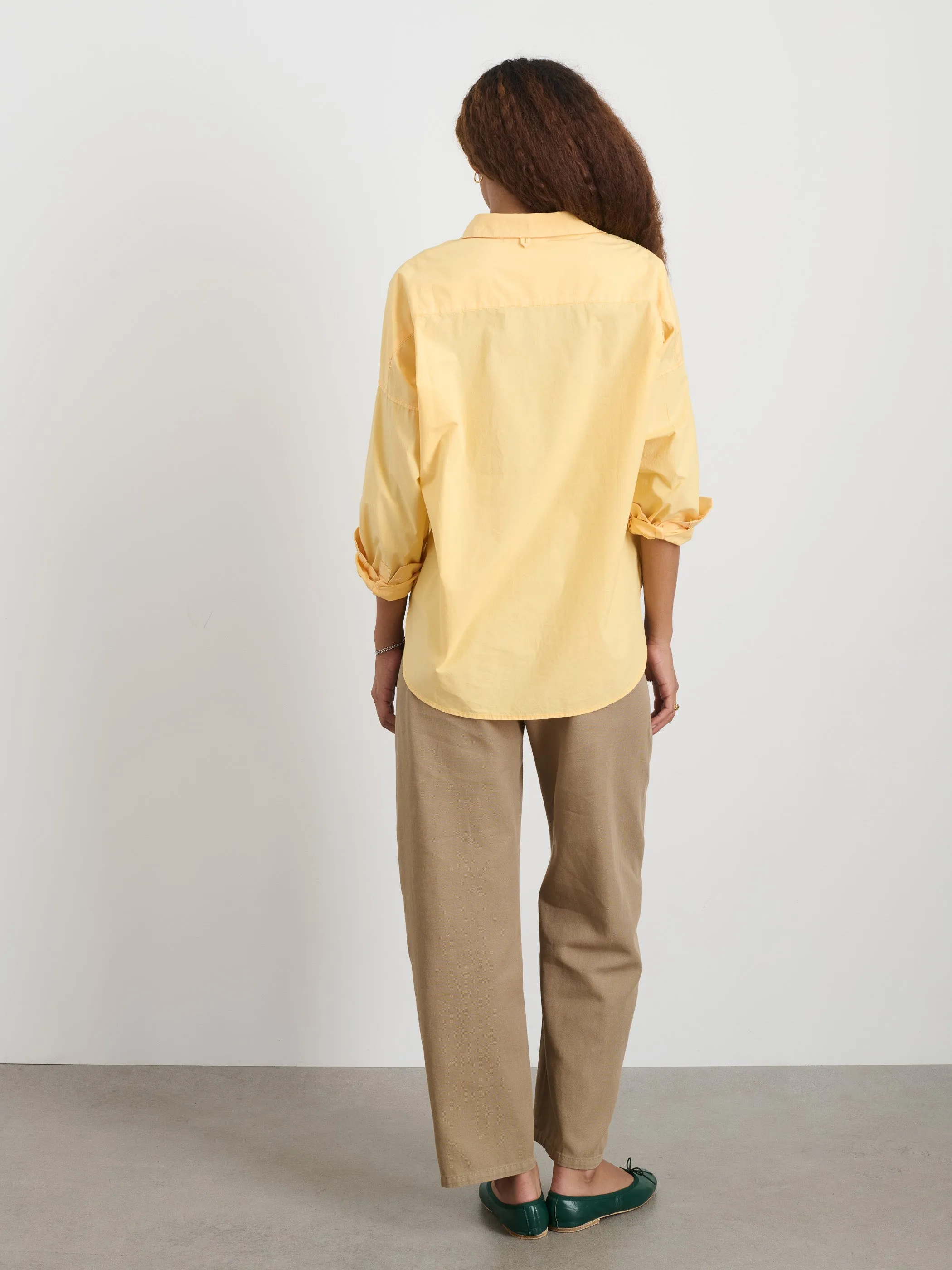 Jo Shirt In Cotton Poplin sold by Alex Mill product image thumbnail 4
