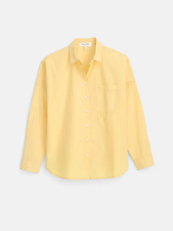 Jo Shirt In Cotton Poplin sold by Alex Mill