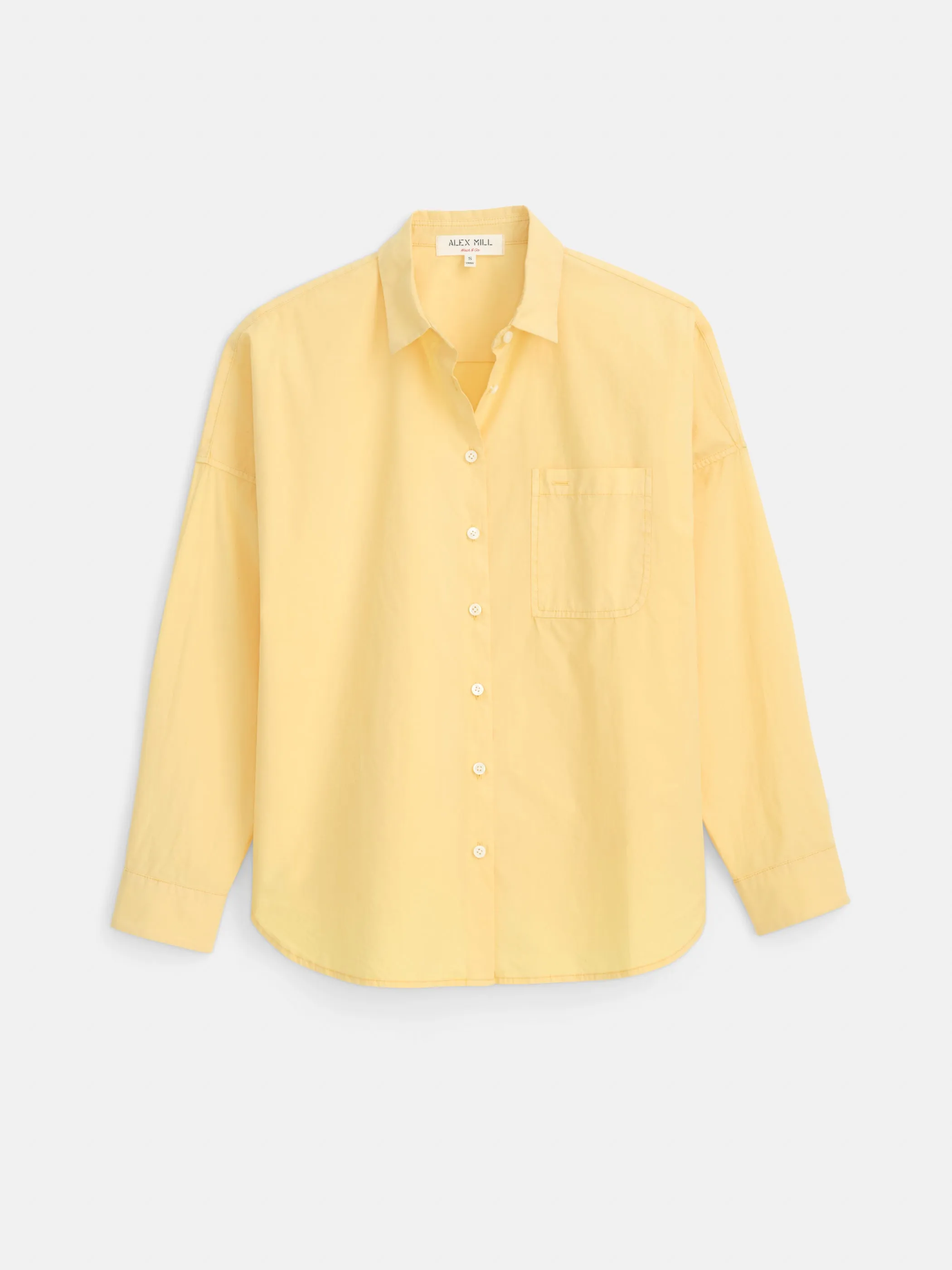 Jo Shirt In Cotton Poplin sold by Alex Mill