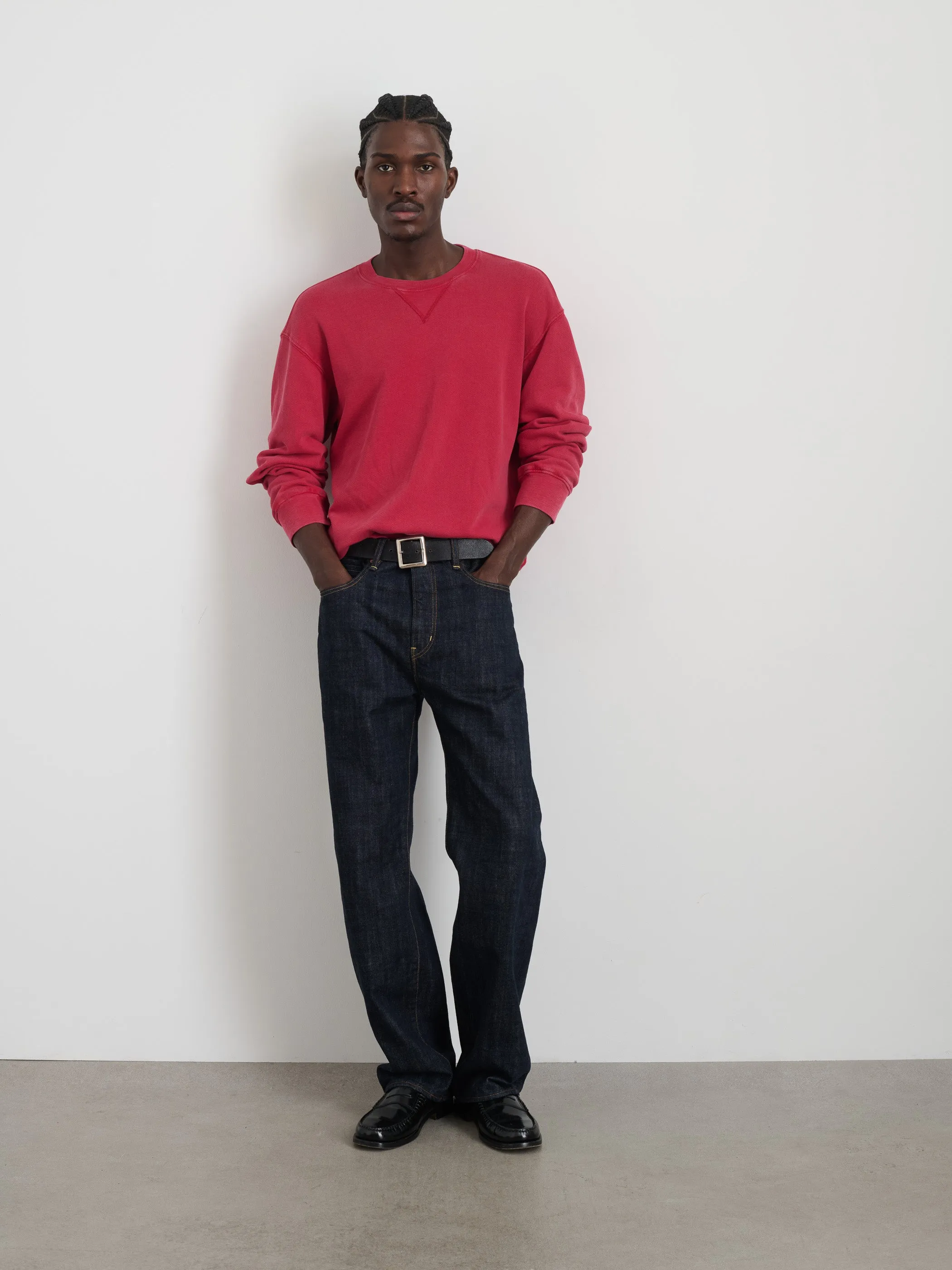 Marlon Sweatshirt in Lightweight Cotton Terry sold by Alex Mill product image thumbnail 2