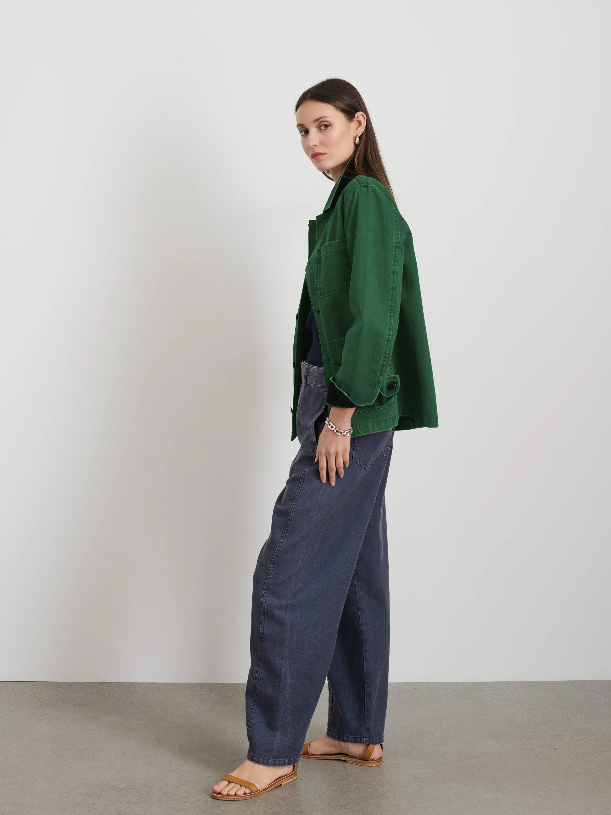 Britt Work Jacket in Herringbone sold by Alex Mill product image thumbnail 4