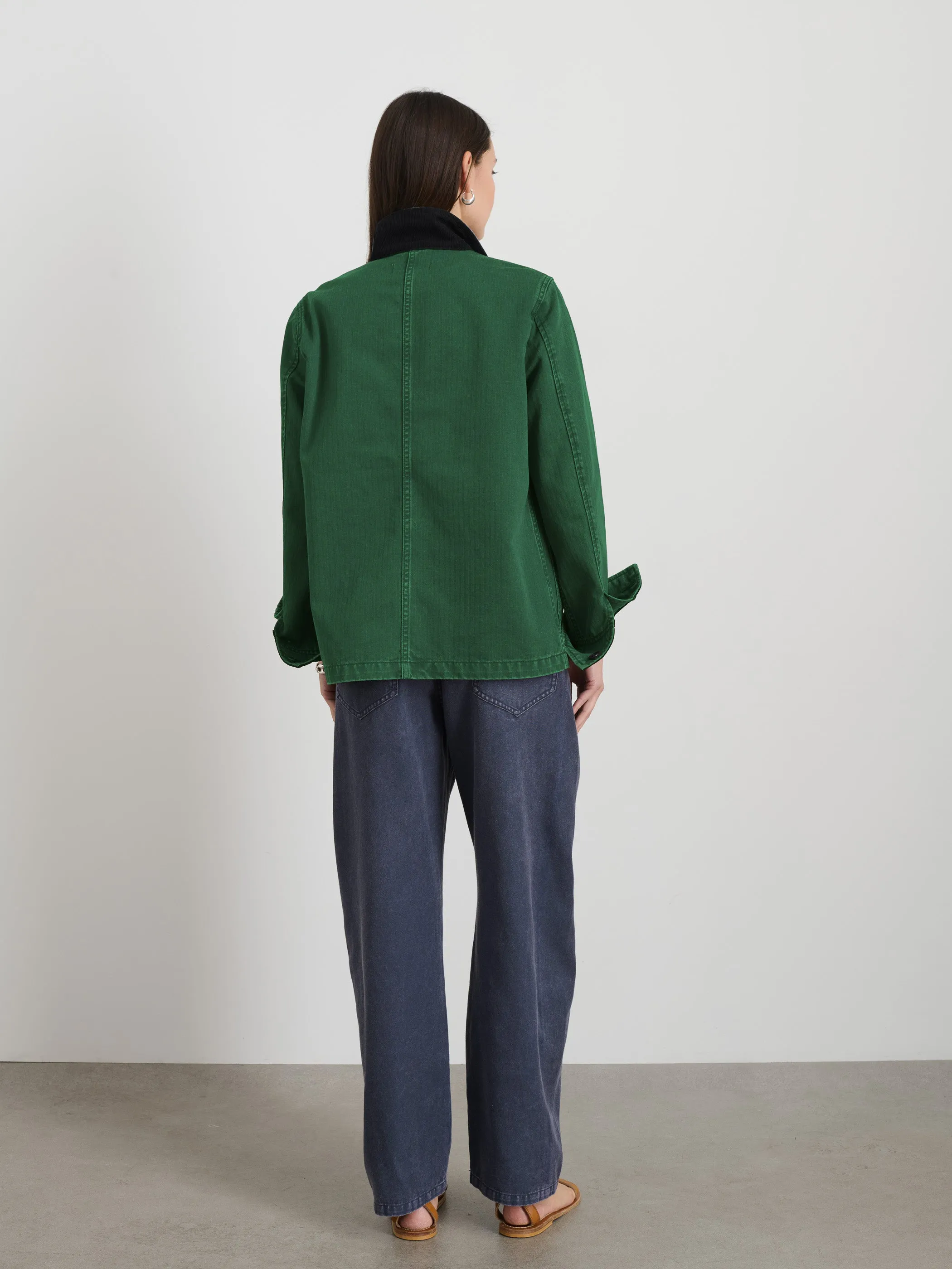 Britt Work Jacket in Herringbone sold by Alex Mill product image thumbnail 5