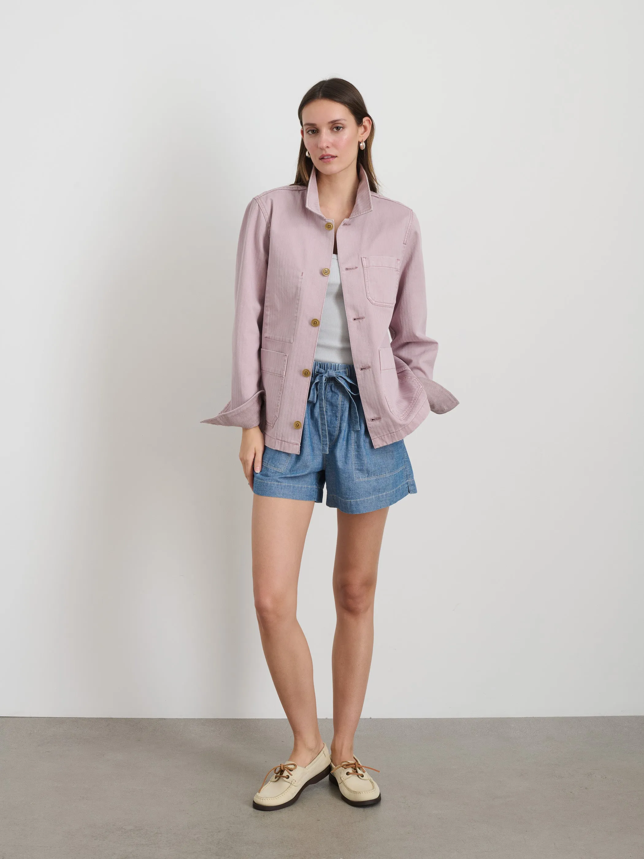 Britt Work Jacket in Herringbone sold by Alex Mill product image thumbnail 2