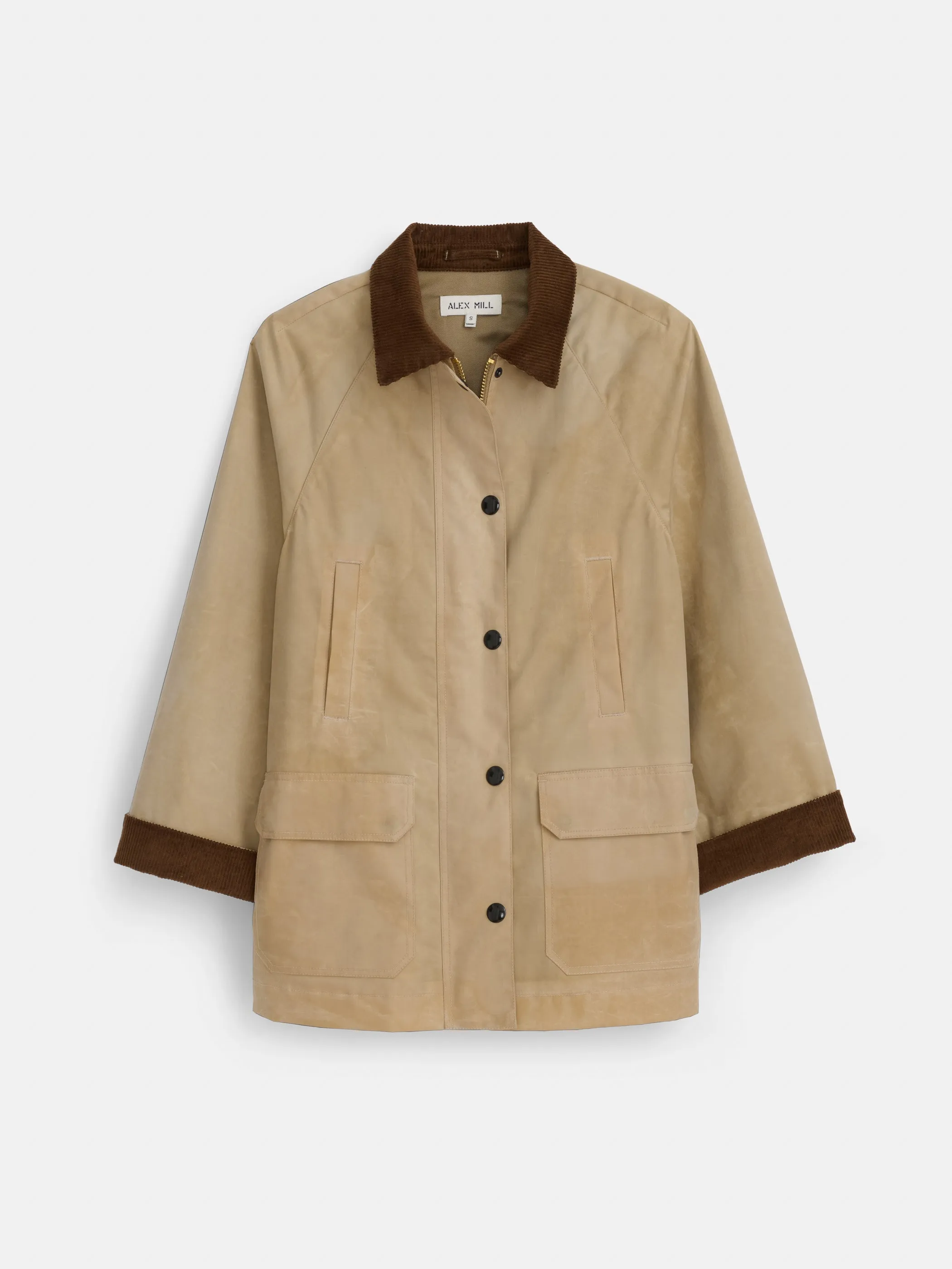Chiltern Street Jacket In Waxed Cotton sold by Alex Mill