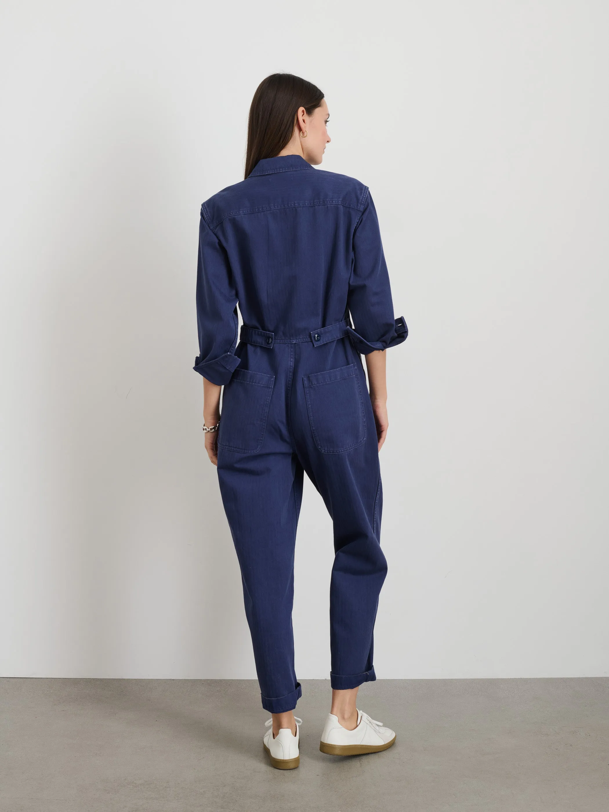 Standard Zip Jumpsuit in Herringbone sold by Alex Mill product image thumbnail 5