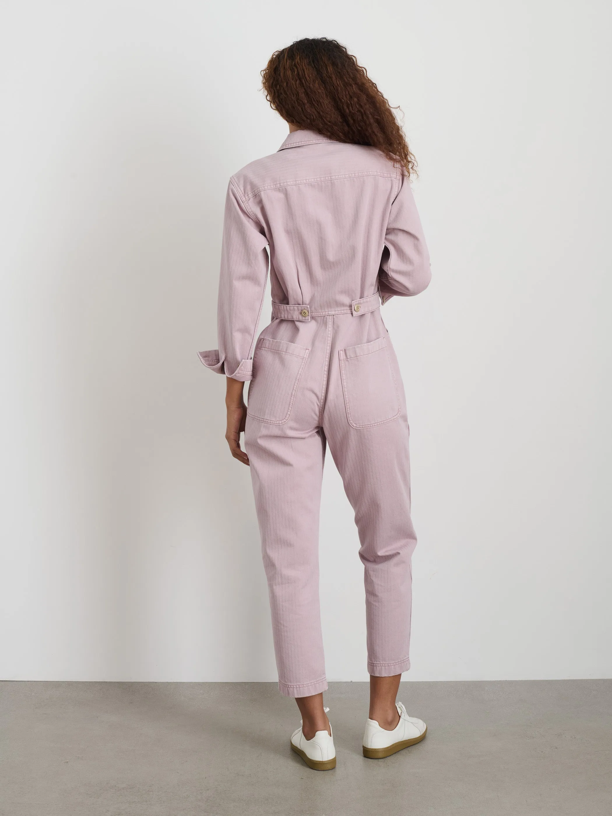 Standard Zip Jumpsuit in Herringbone sold by Alex Mill product image thumbnail 5