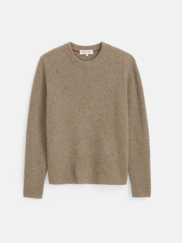 Jordan Cashmere Sweater in  Marled Cashmere sold by Alex Mill